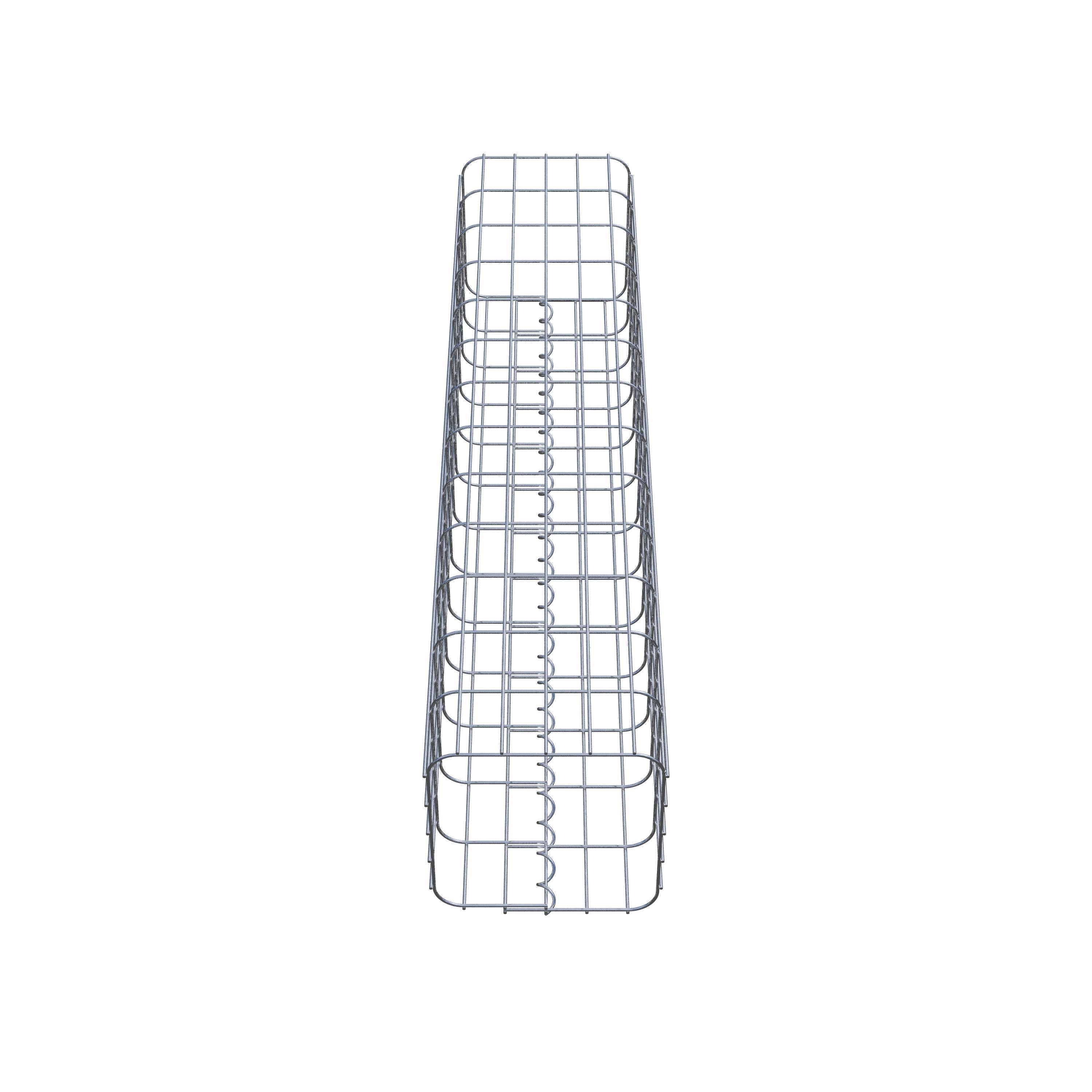Columna de gaviones 27 x 27 cm, cuadrado MW 5 x 10 cm