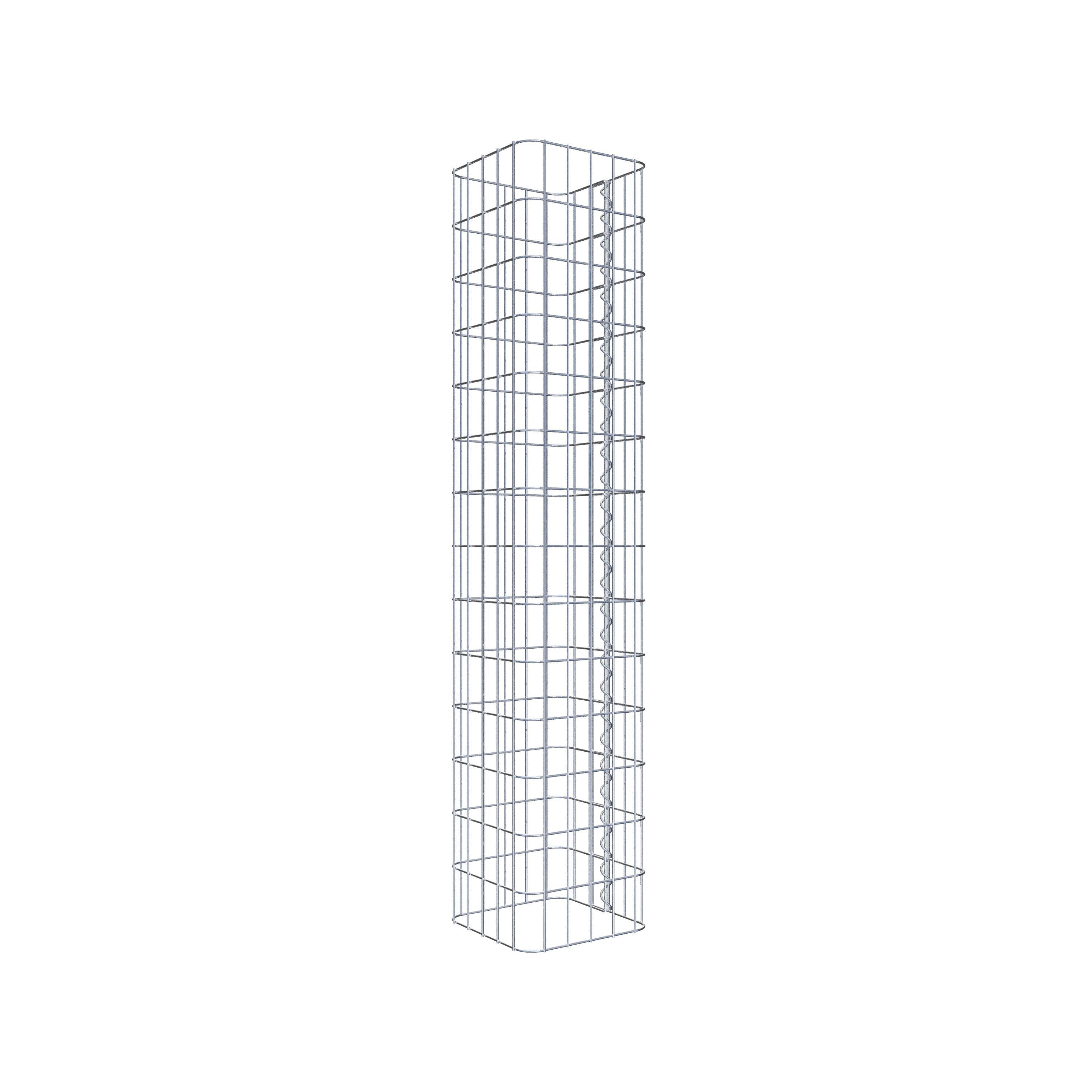 Columna de gaviones 27 x 27 cm, cuadrado MW 5 x 10 cm