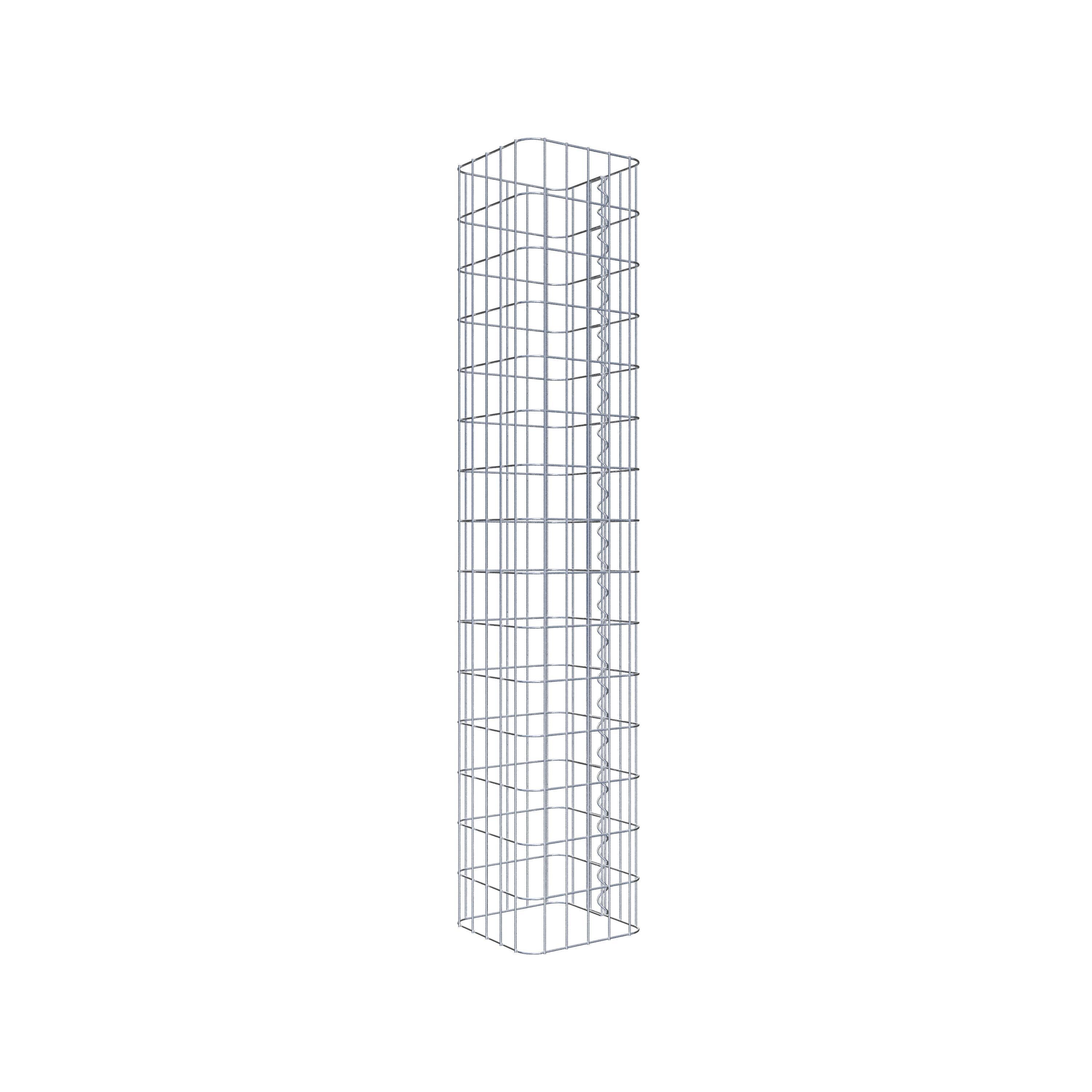 Columna de gaviones 27 x 27 cm, cuadrado MW 5 x 10 cm