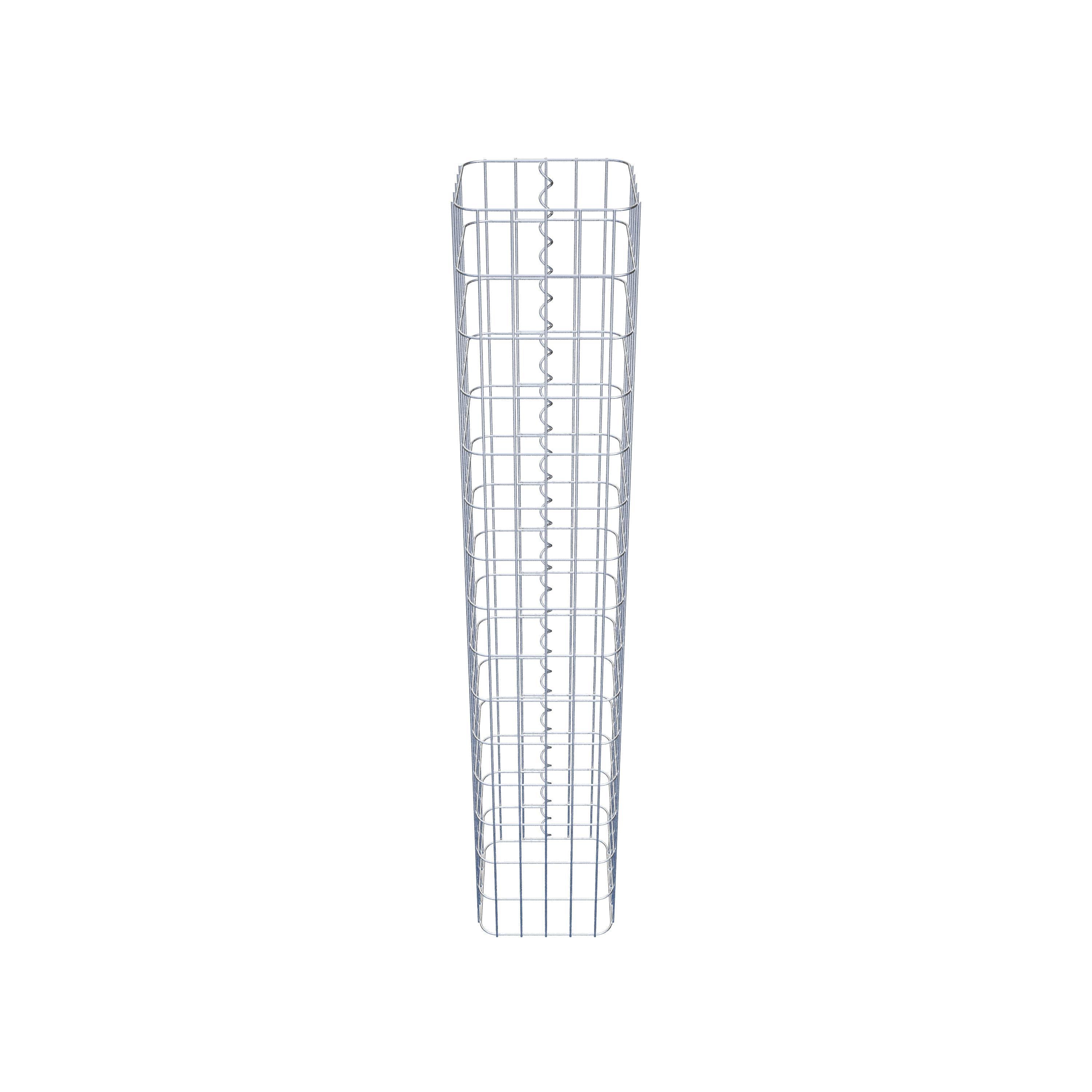 Columna de gaviones 27 x 27 cm, cuadrado MW 5 x 10 cm