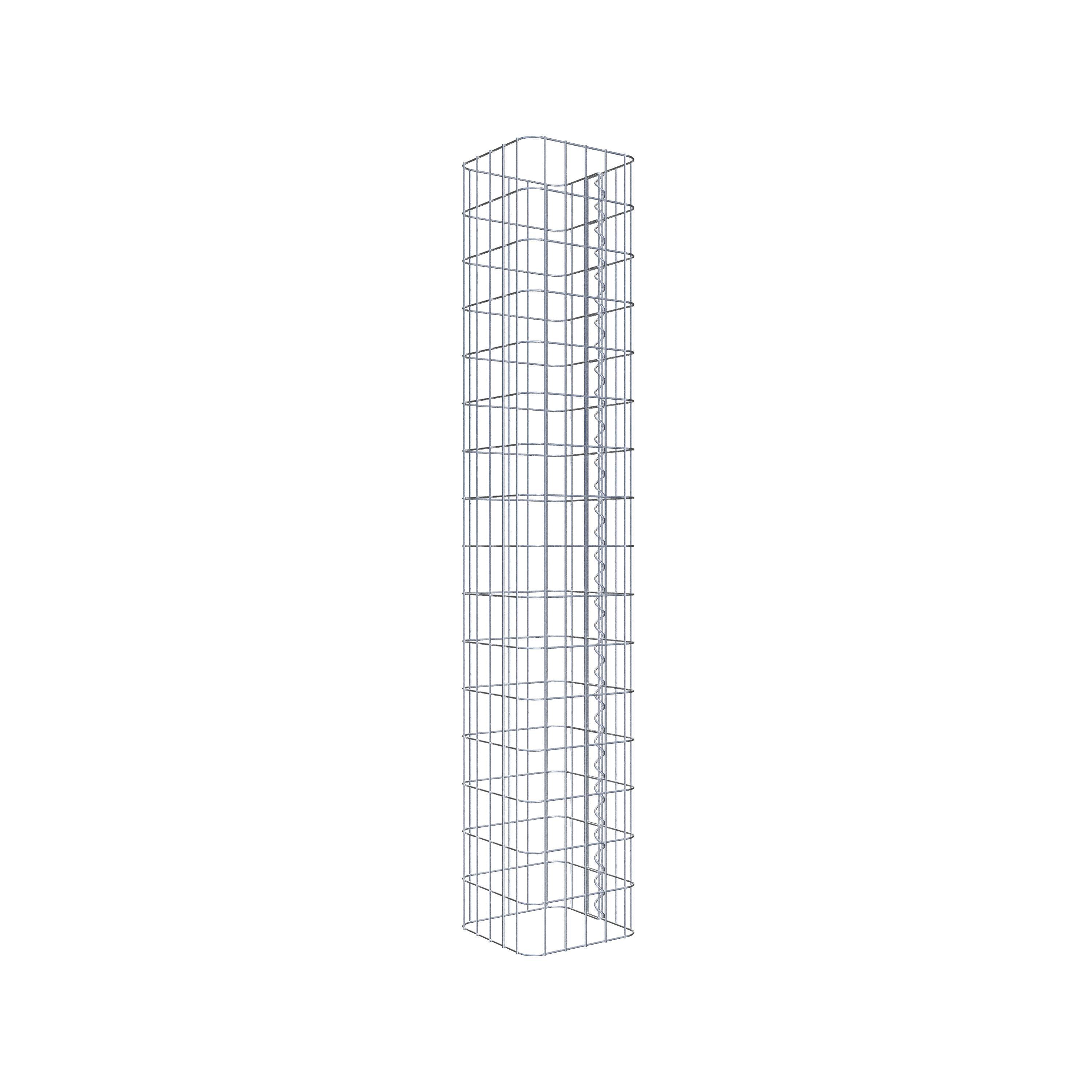 Columna de gaviones 27 x 27 cm, cuadrado MW 5 x 10 cm