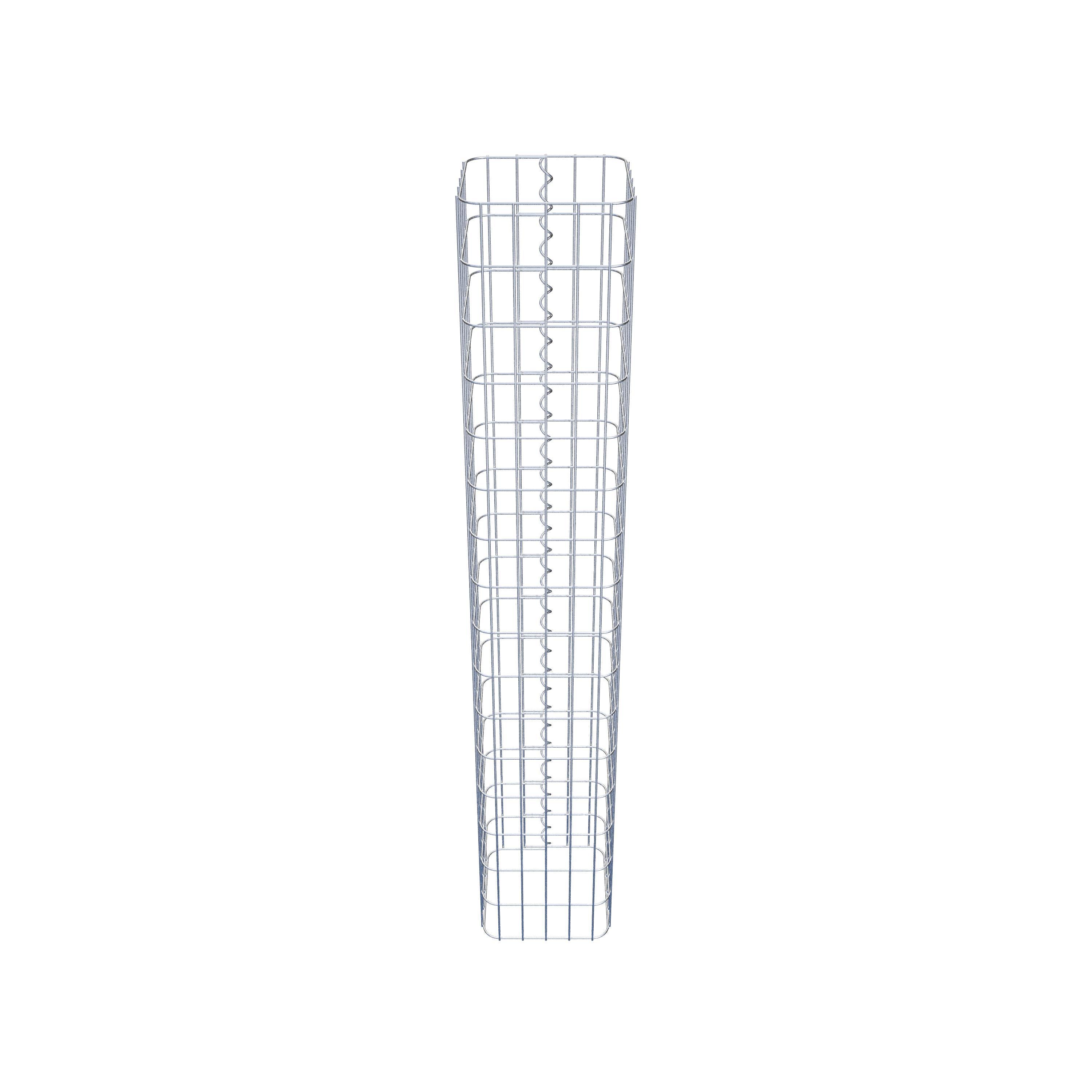 Columna de gaviones 27 x 27 cm, cuadrado MW 5 x 10 cm