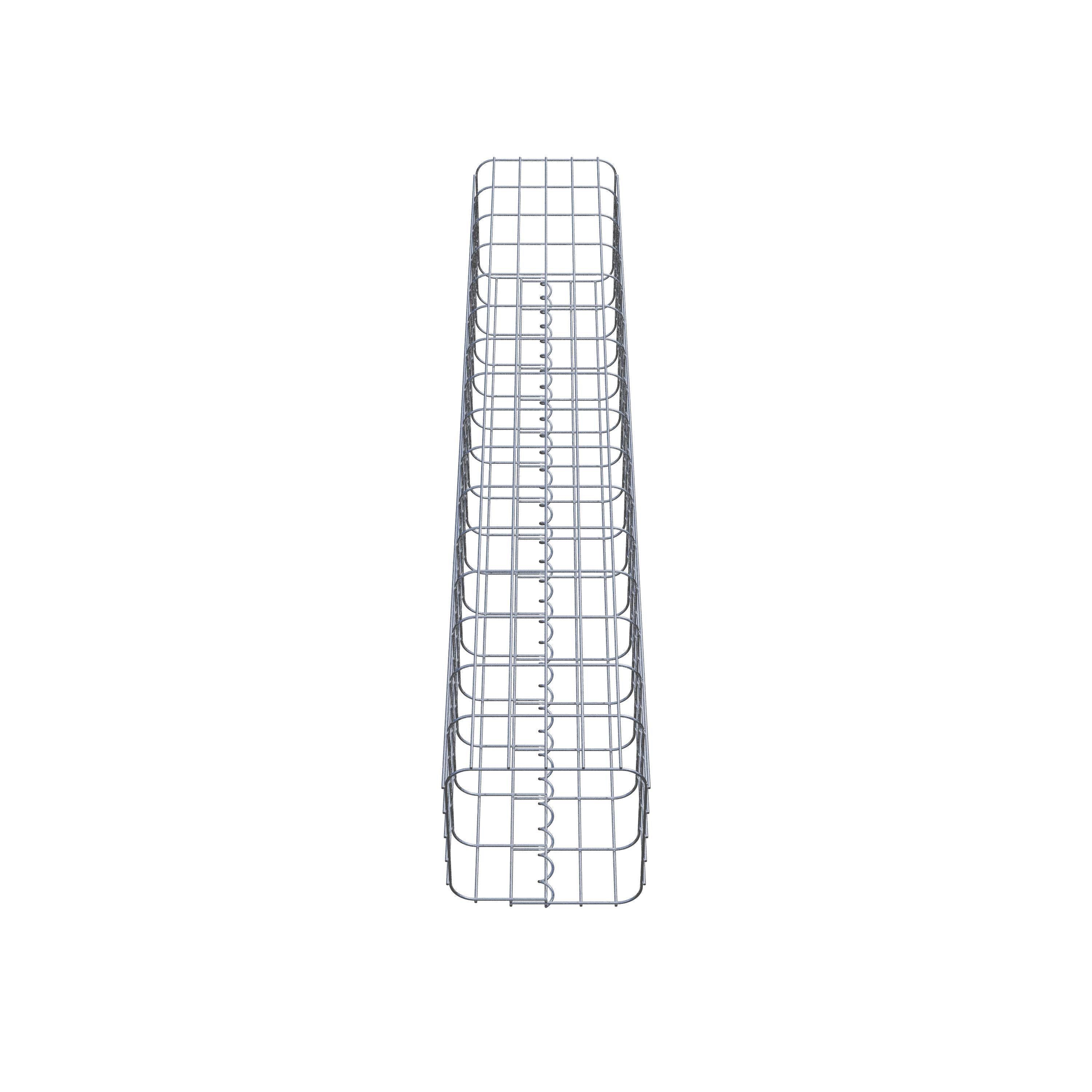Columna de gaviones 27 x 27 cm, cuadrado MW 5 x 10 cm
