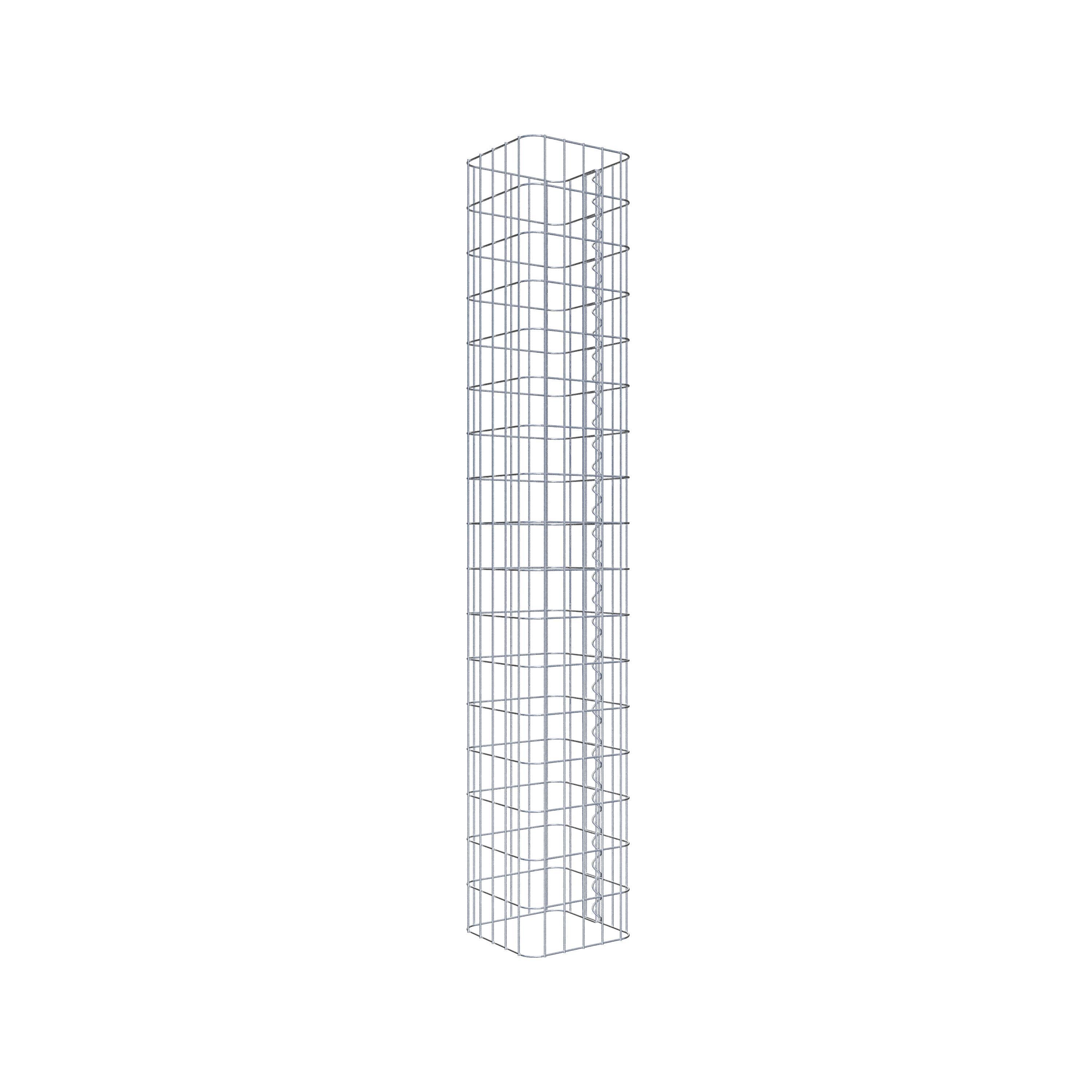 Columna de gaviones 27 x 27 cm, cuadrado MW 5 x 10 cm