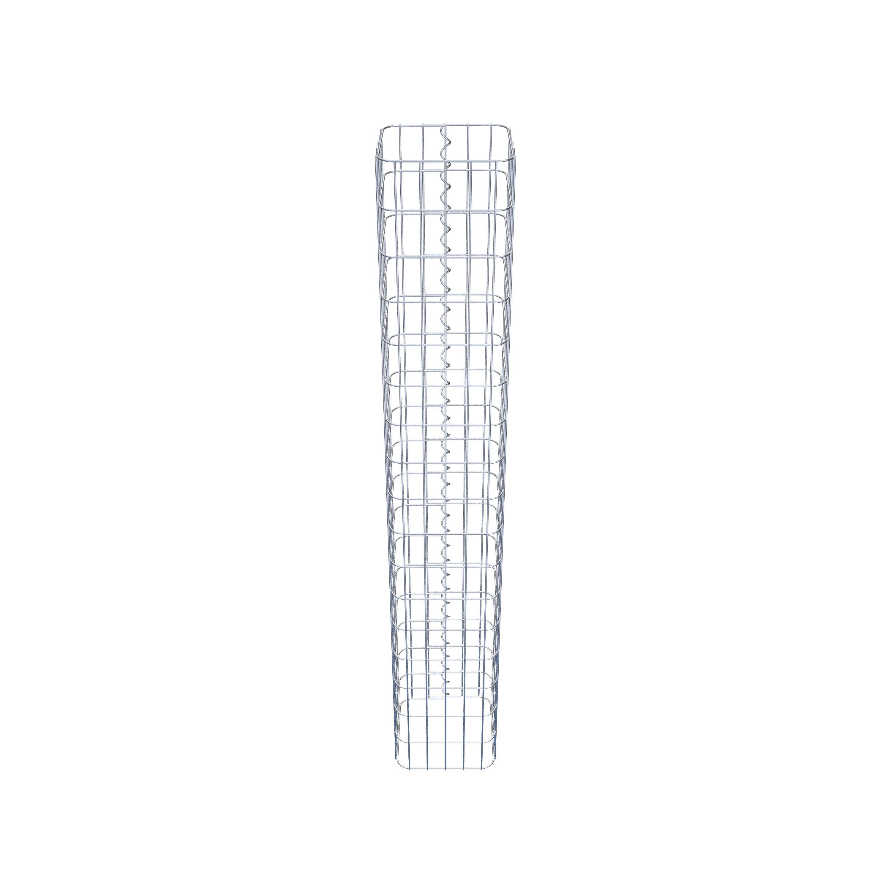 Columna de gaviones 27 x 27 cm, cuadrado MW 5 x 10 cm
