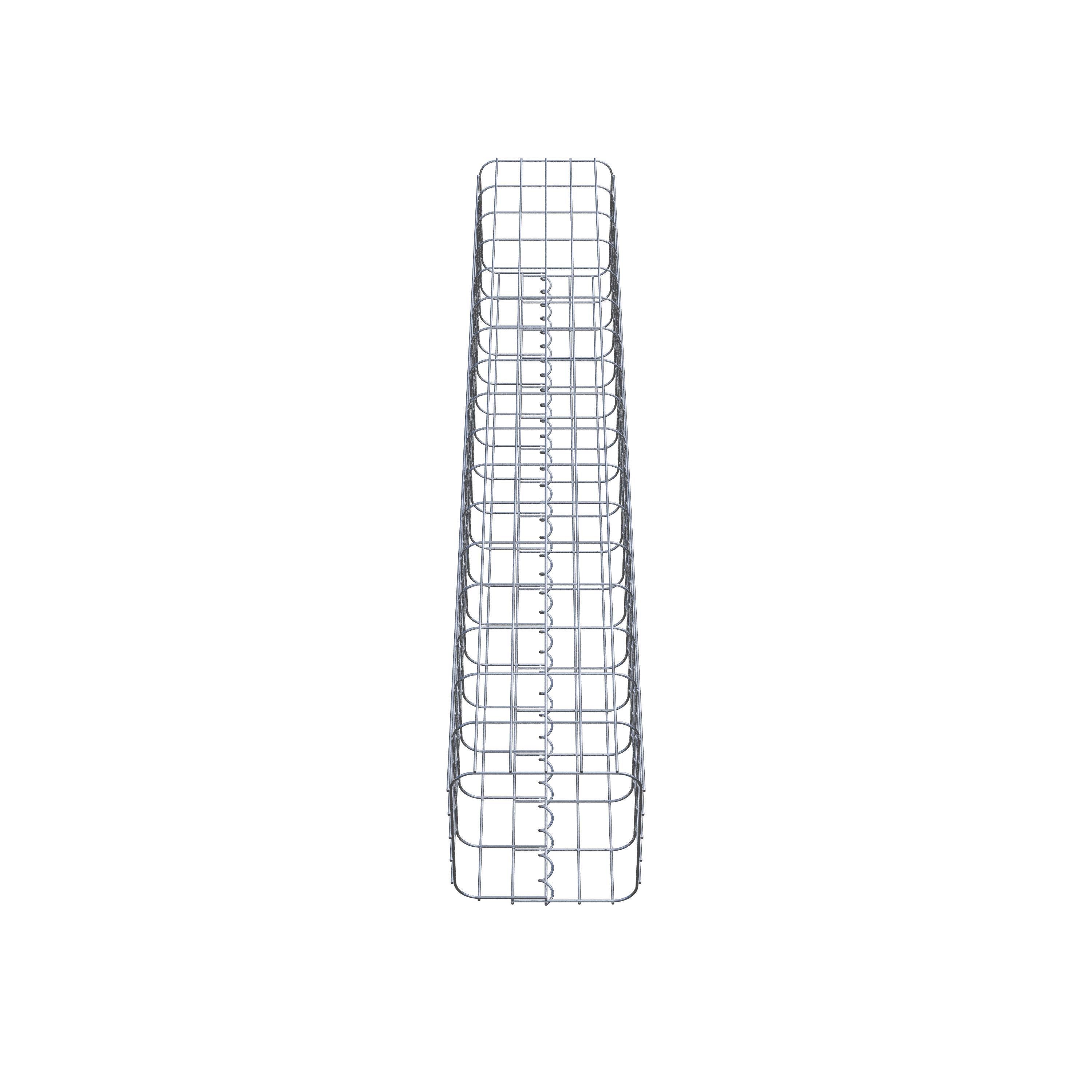 Columna de gaviones 27 x 27 cm, cuadrado MW 5 x 10 cm