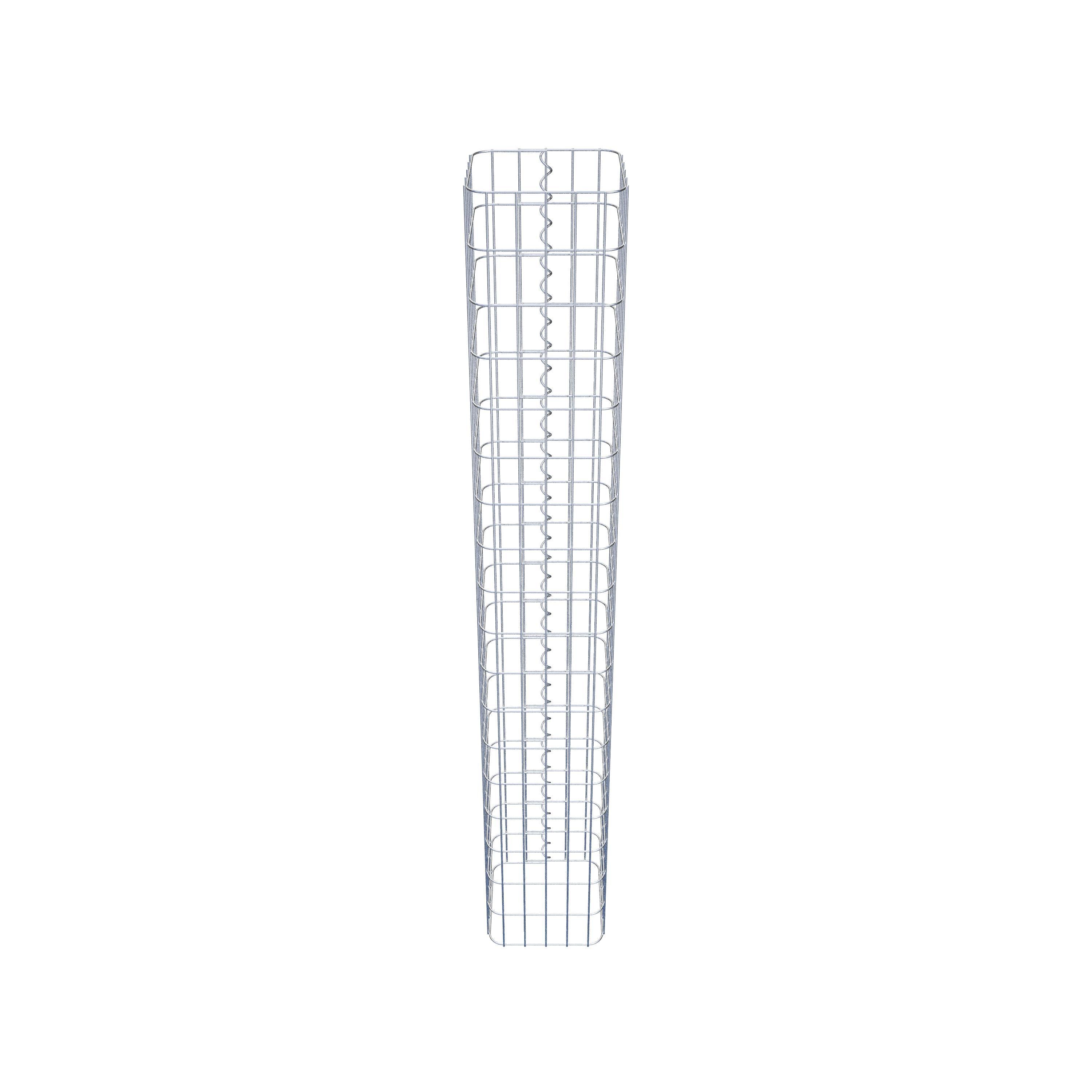Columna de gaviones 27 x 27 cm, cuadrado MW 5 x 10 cm