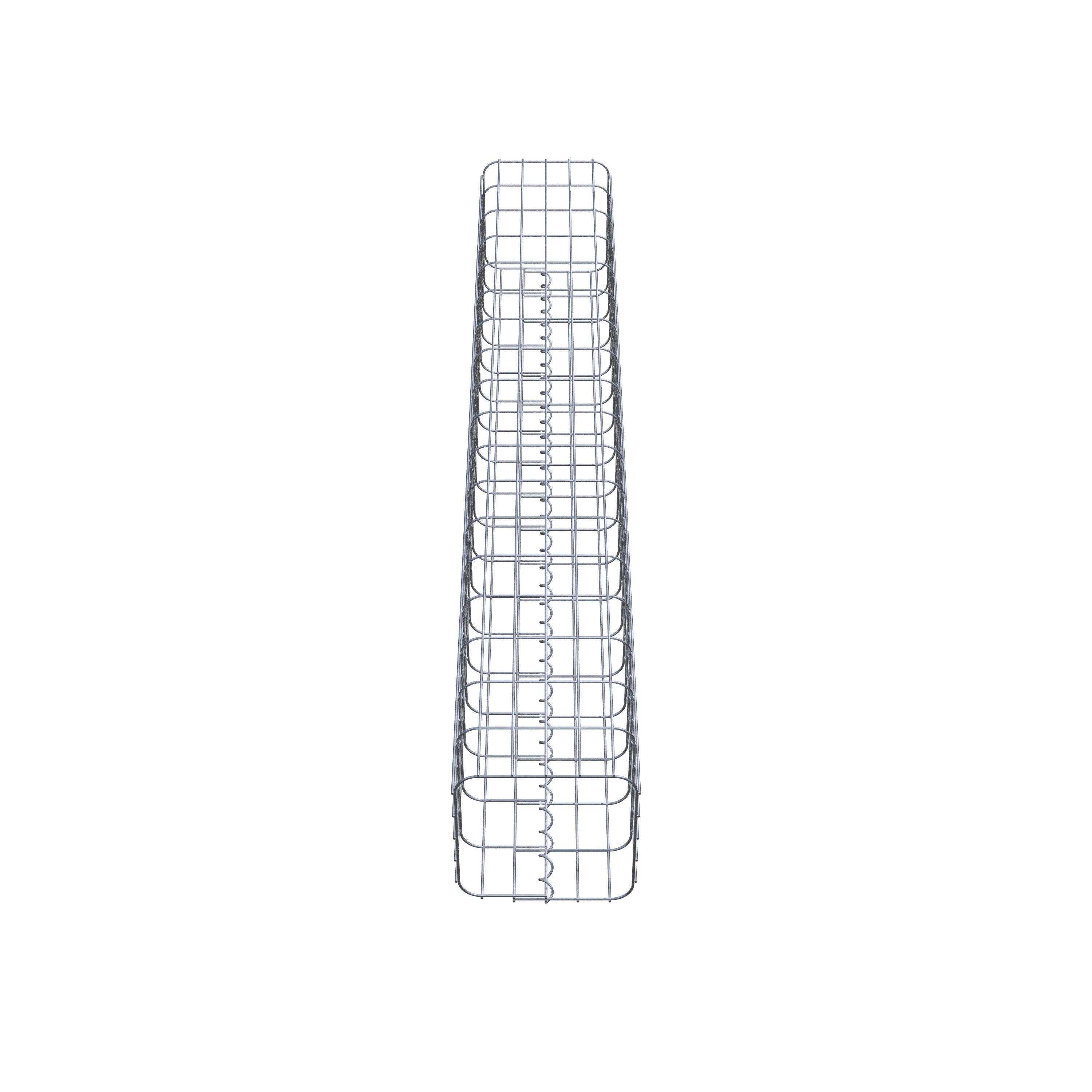Columna de gaviones 27 x 27 cm, cuadrado MW 5 x 10 cm