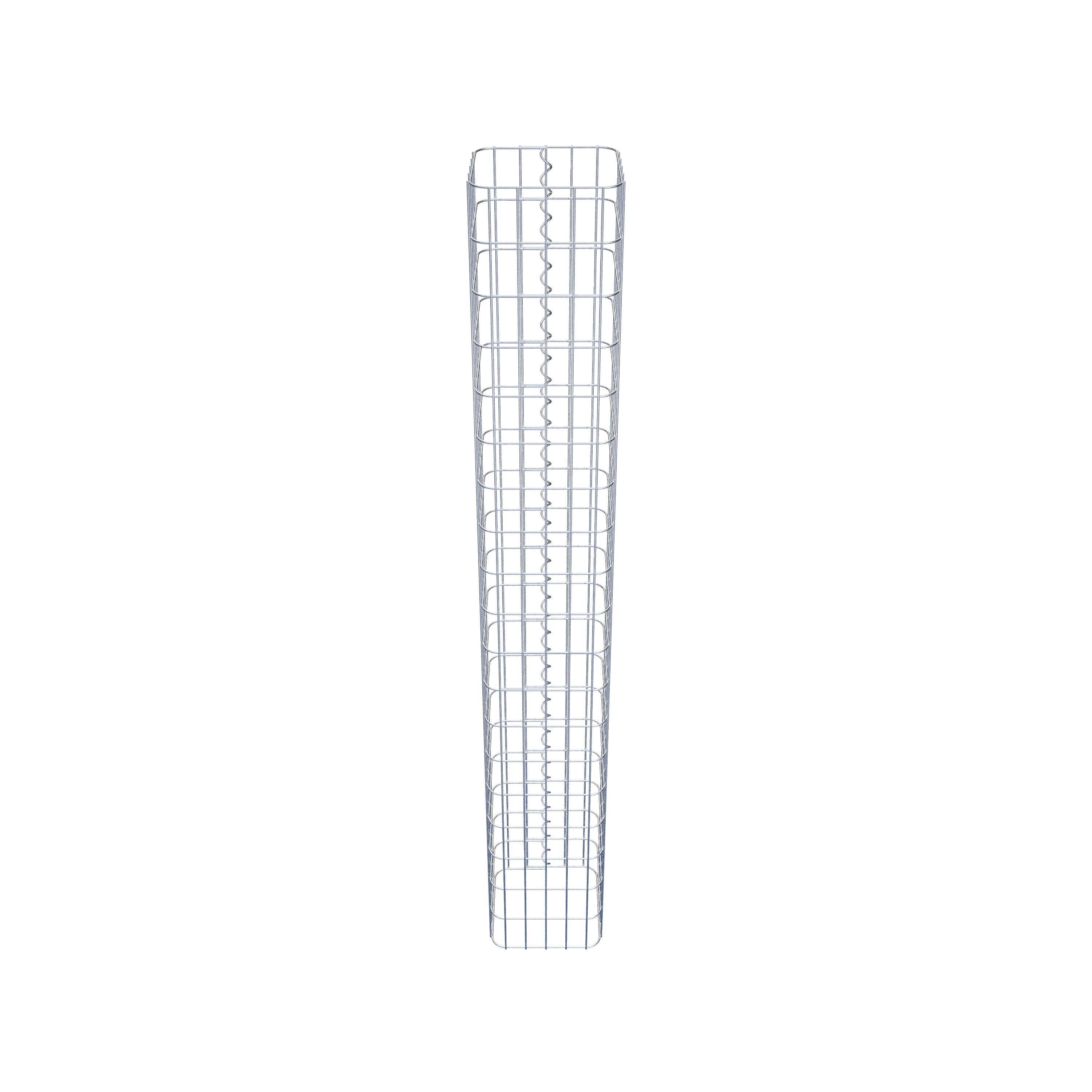 Columna de gaviones 27 x 27 cm, cuadrado MW 5 x 10 cm