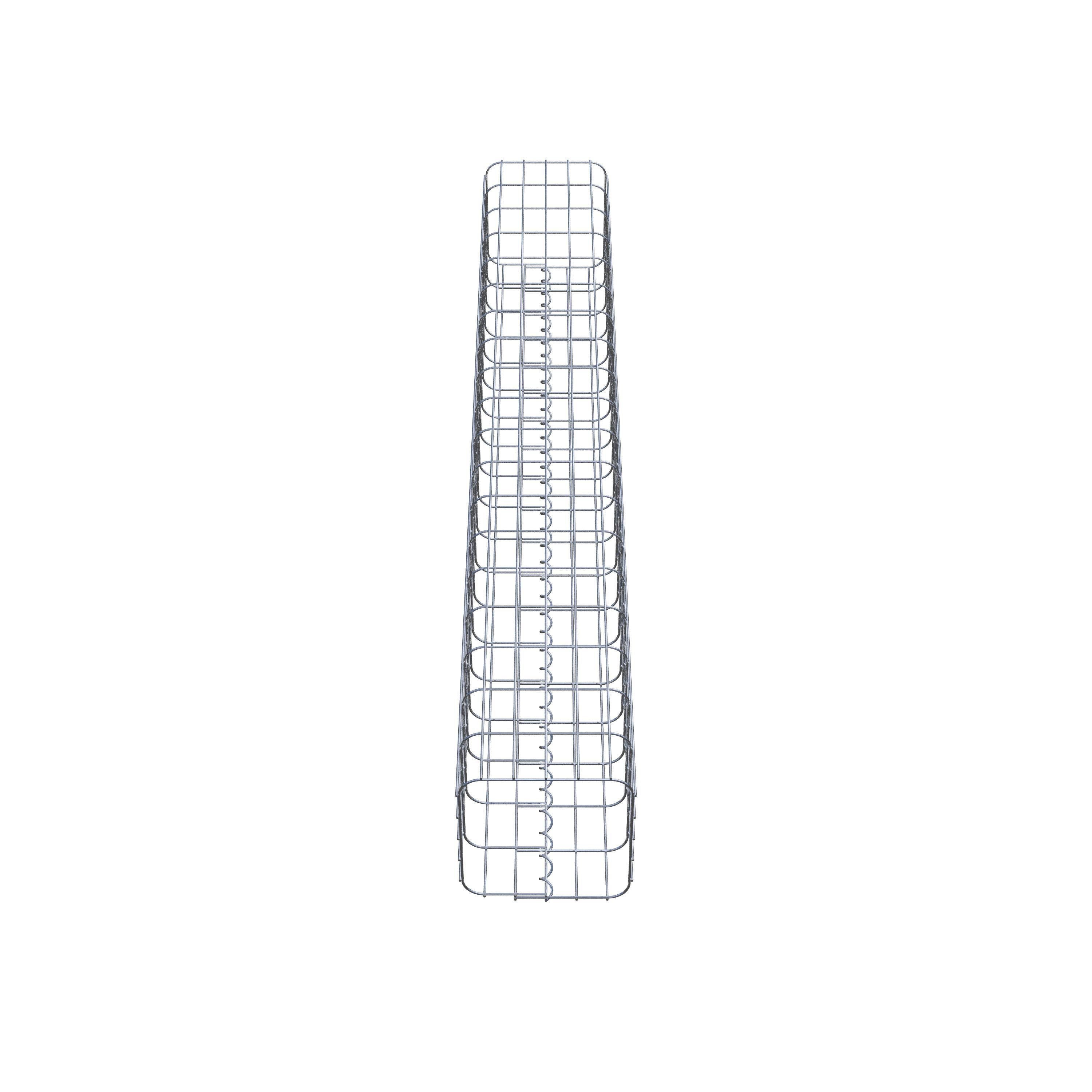 Columna de gaviones 27 x 27 cm, cuadrado MW 5 x 10 cm