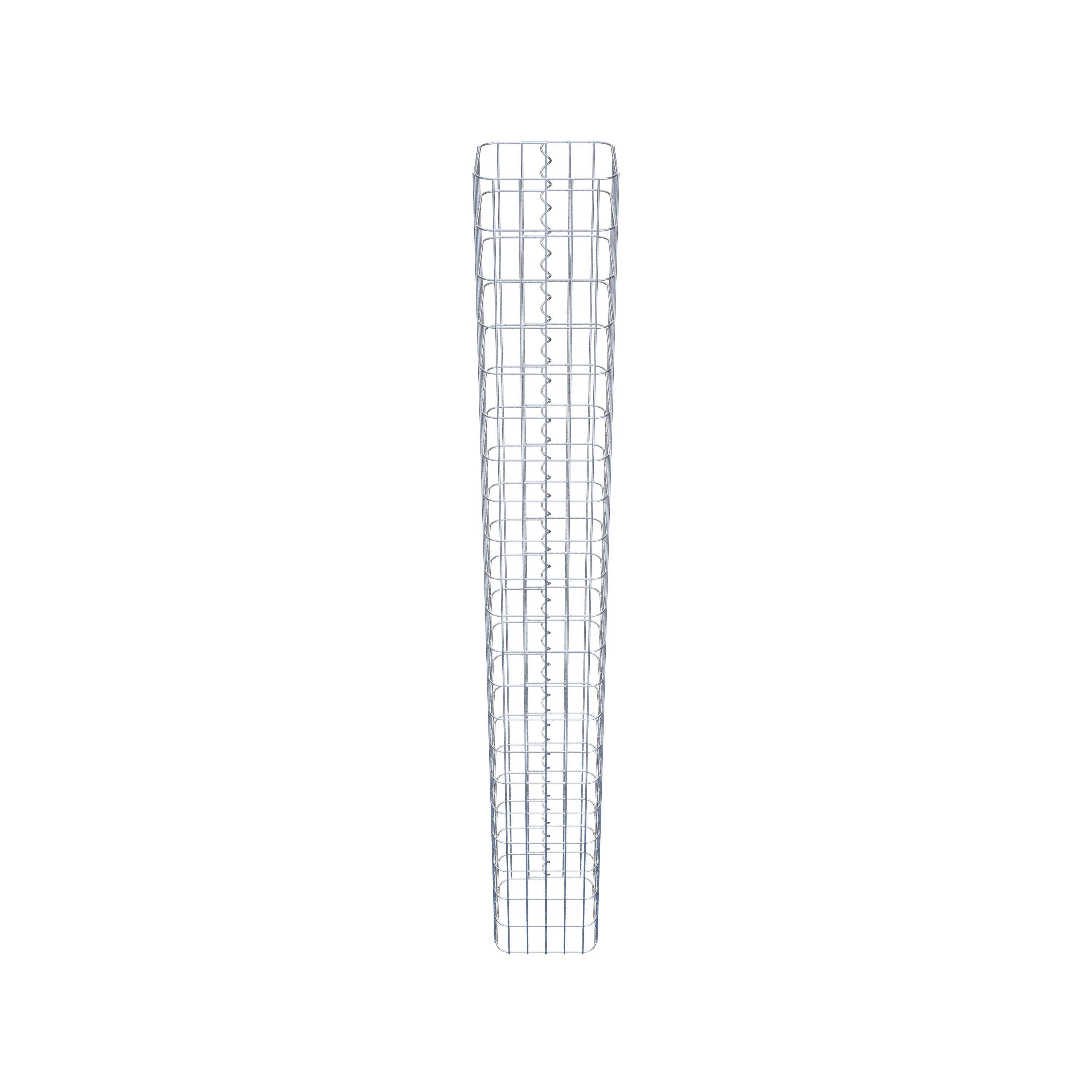 Columna de gaviones 27 x 27 cm, cuadrado MW 5 x 10 cm