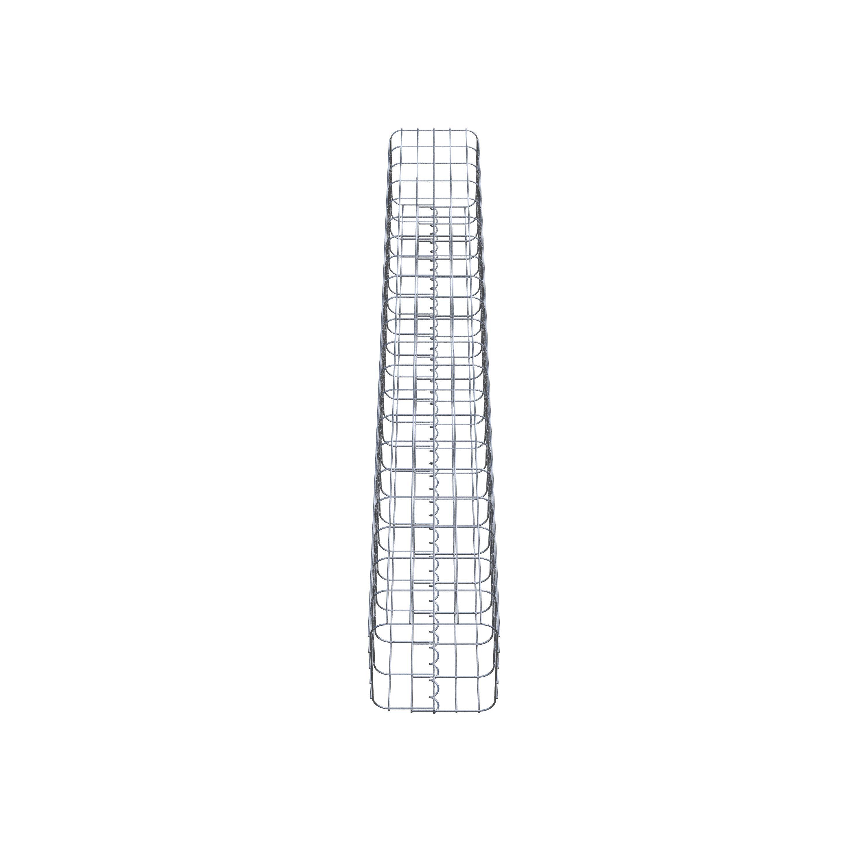 Columna de gaviones 27 x 27 cm, cuadrado MW 5 x 10 cm