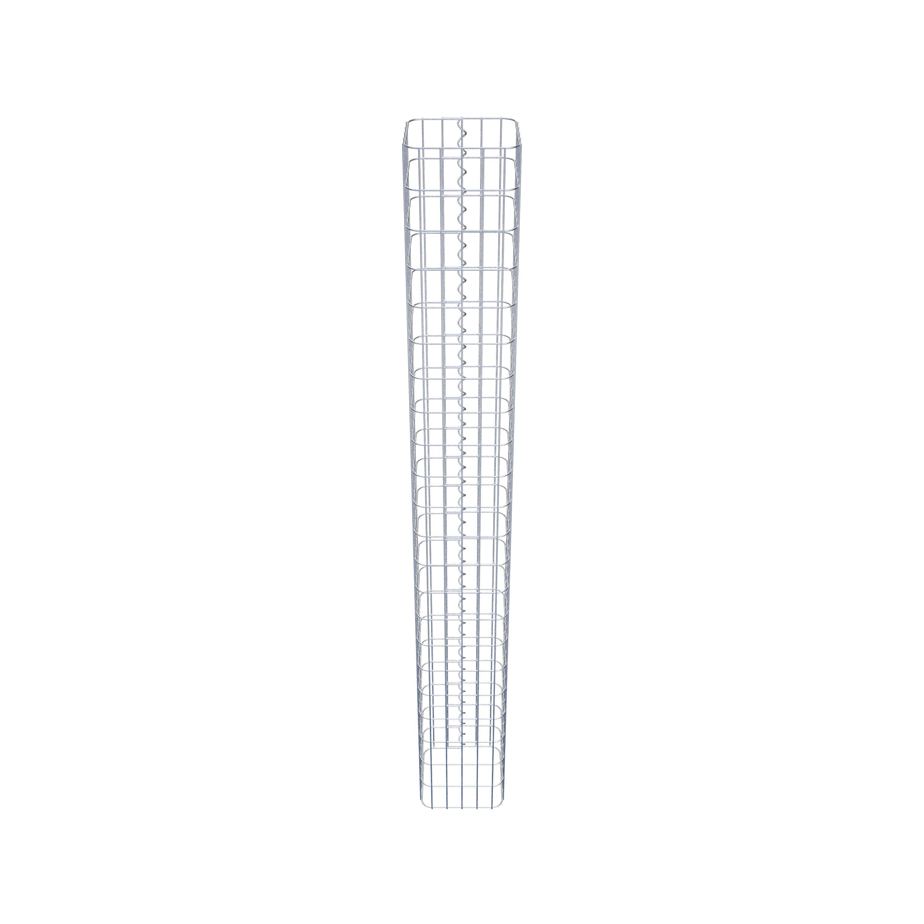 Columna de gaviones 27 x 27 cm, cuadrado MW 5 x 10 cm