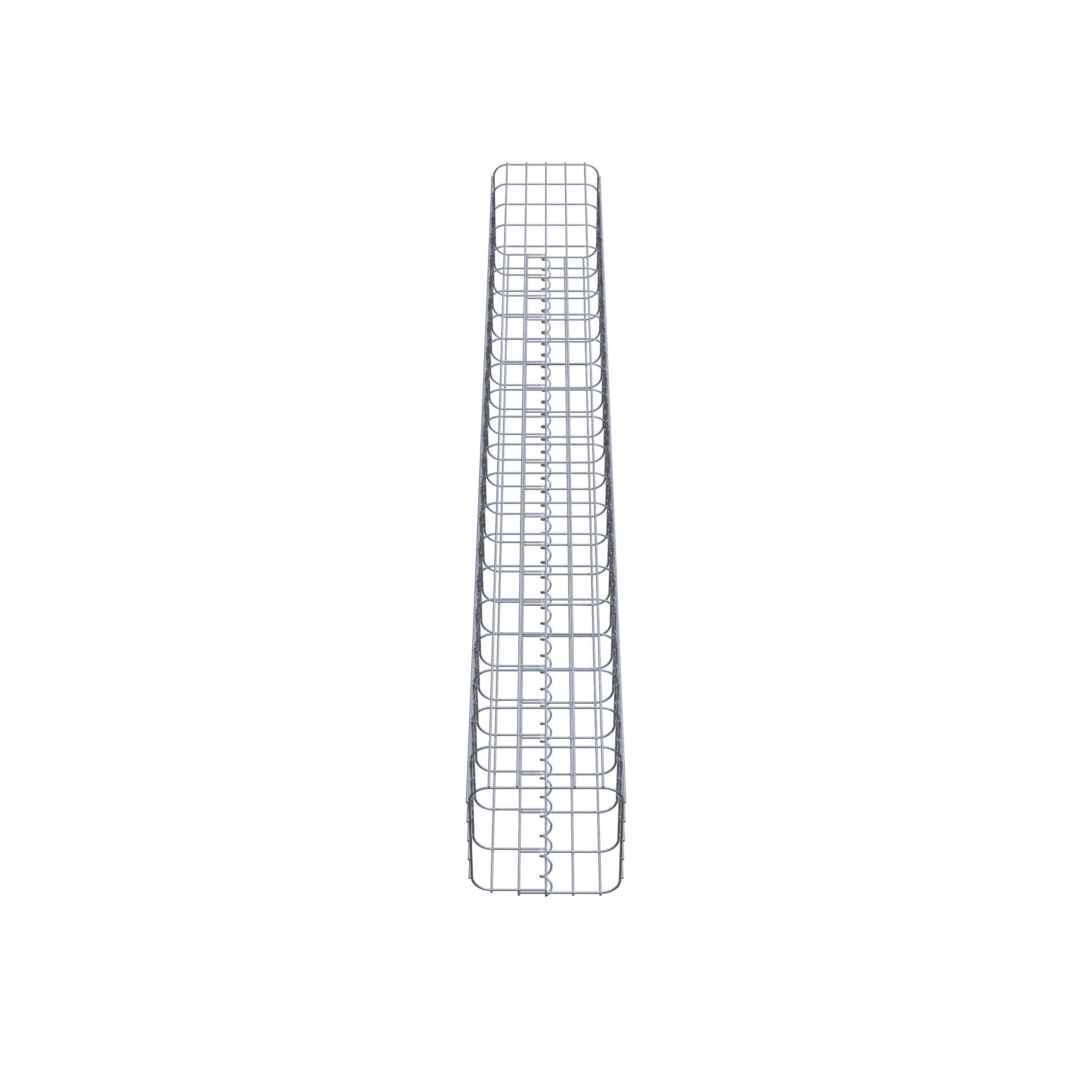 Columna de gaviones 27 x 27 cm, cuadrado MW 5 x 10 cm
