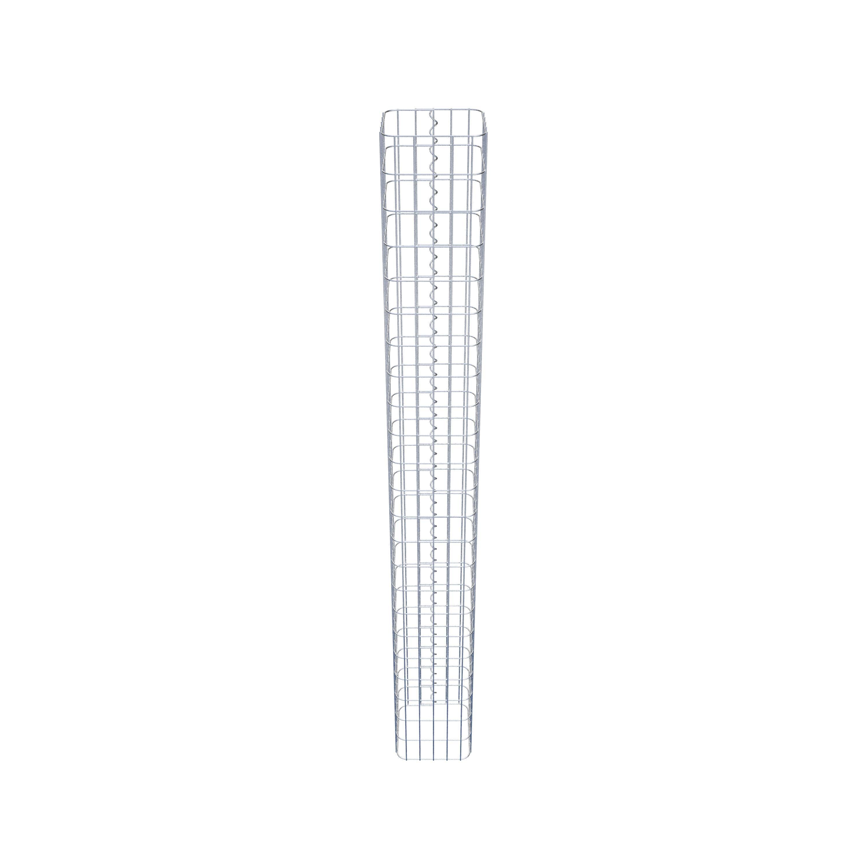 Columna de gaviones 27 x 27 cm, cuadrado MW 5 x 10 cm