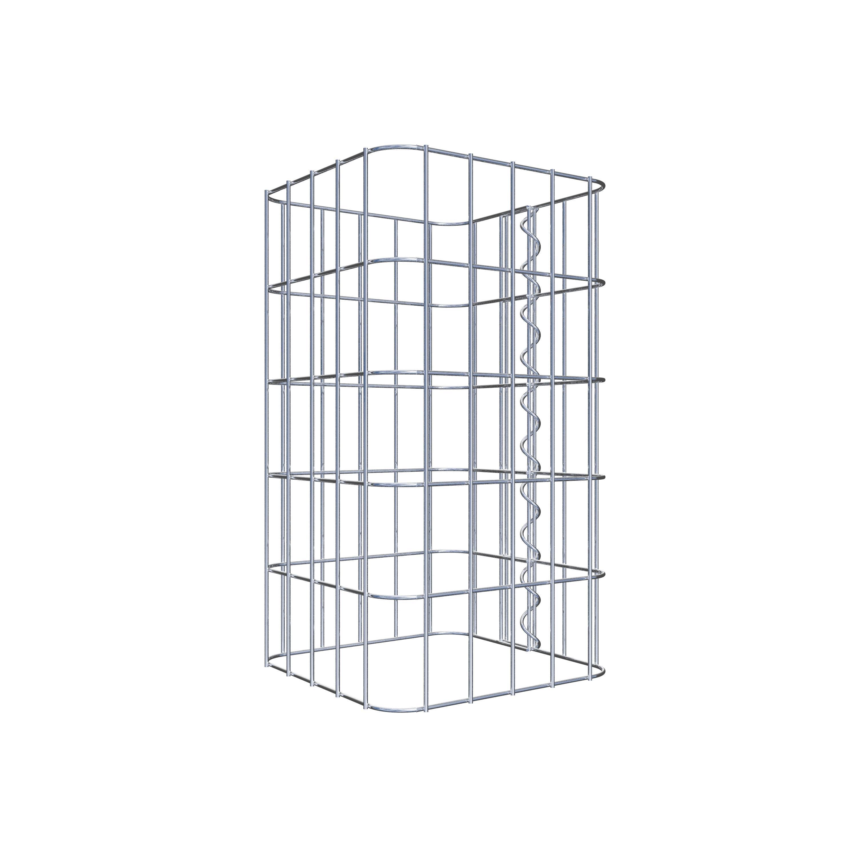 Columna de gaviones 27 x 27 cm, cuadrado MW 5 x 10 cm