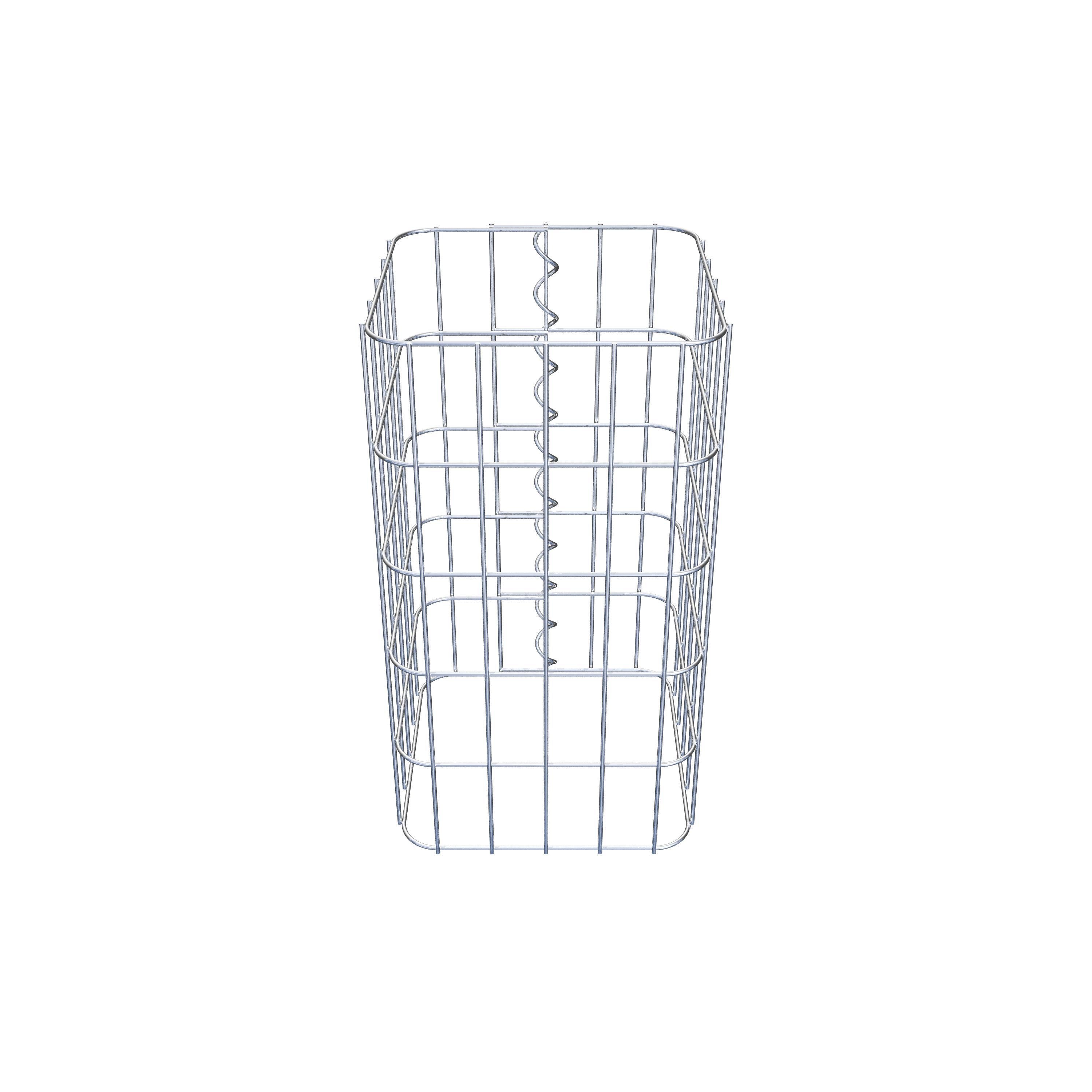 Columna de gaviones 27 x 27 cm, cuadrado MW 5 x 10 cm