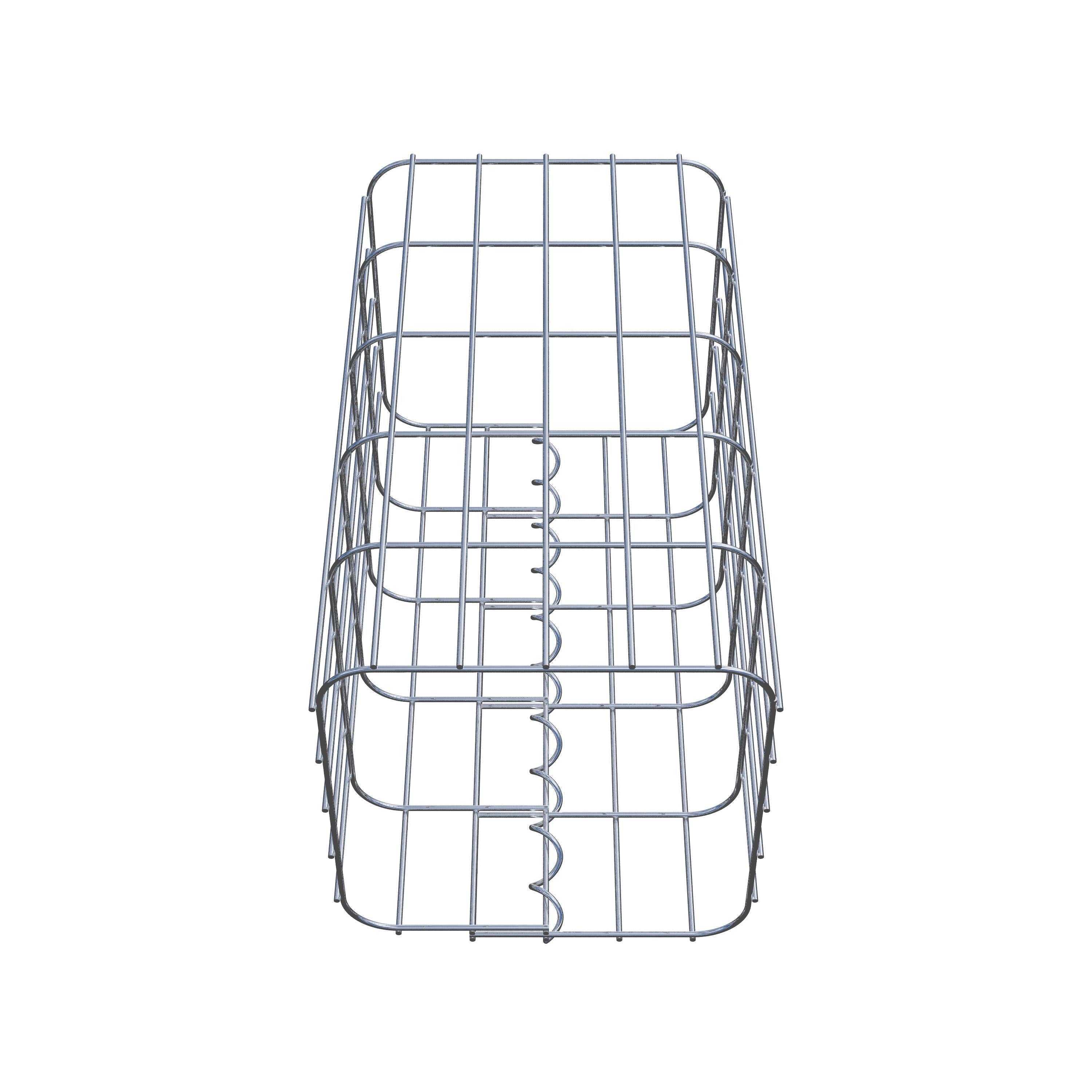 Columna de gaviones 27 x 27 cm, cuadrado MW 5 x 10 cm