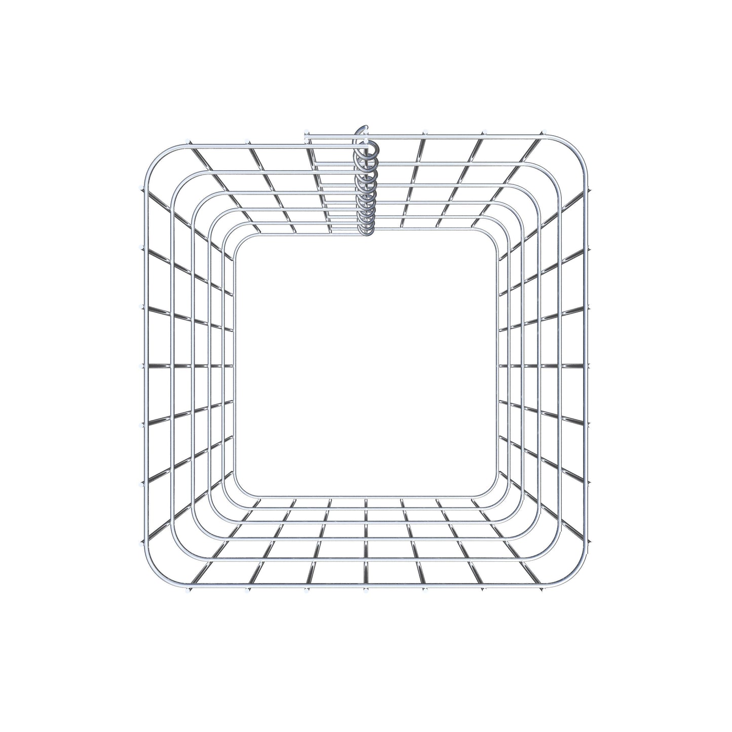 Schanskorfzuil 37 x 37 cm, MW vierkant 5 x 10 cm