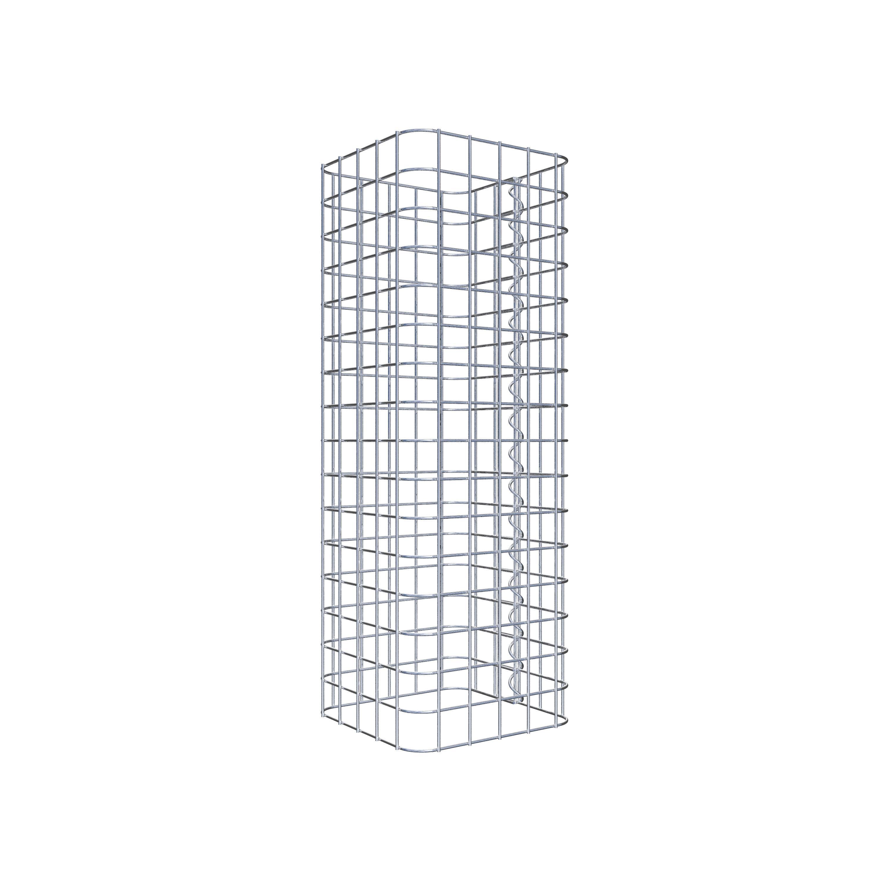 Columna de gaviones 27 x 27 cm MW 5 x 5 cm cuadrado