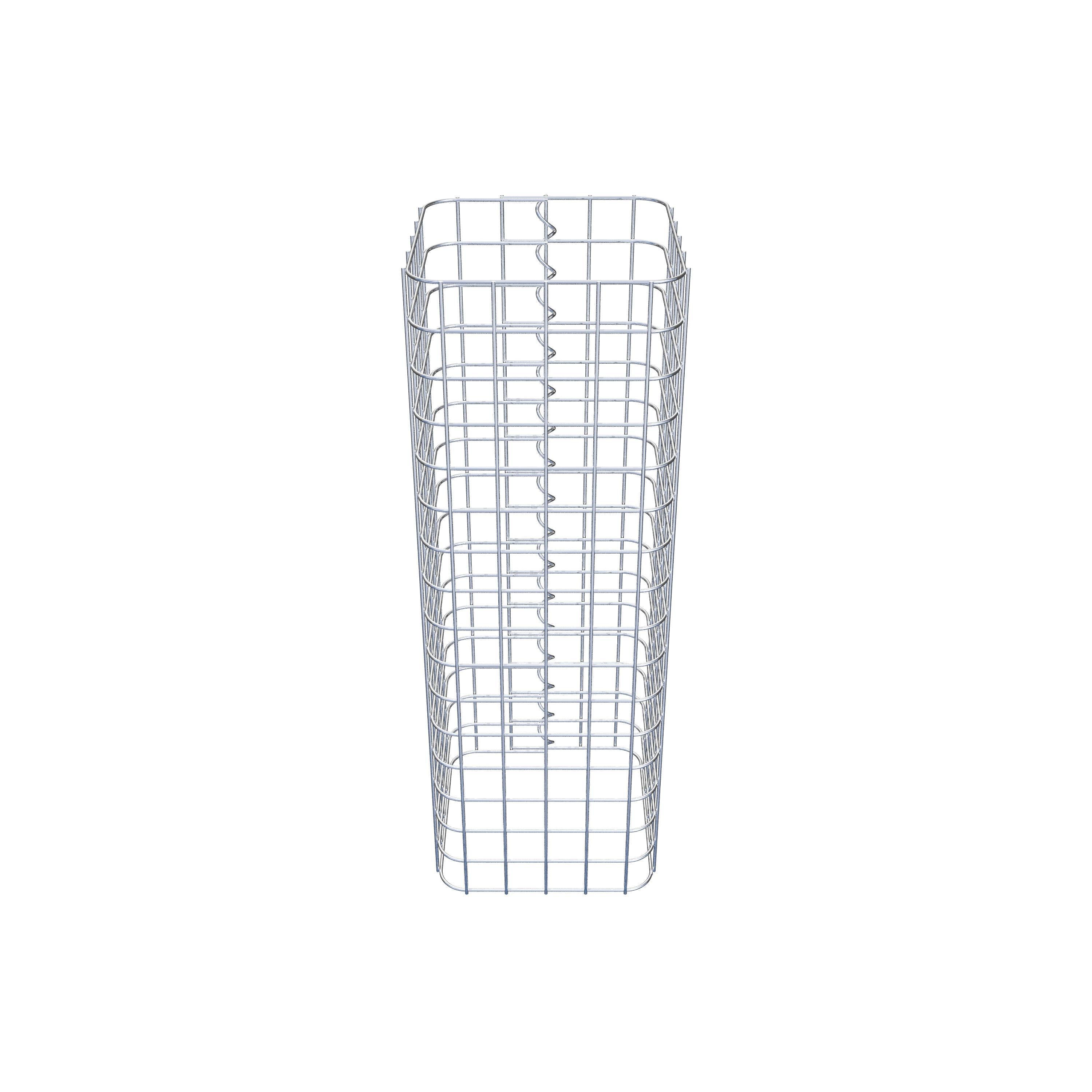 Columna de gaviones 27 x 27 cm MW 5 x 5 cm cuadrado