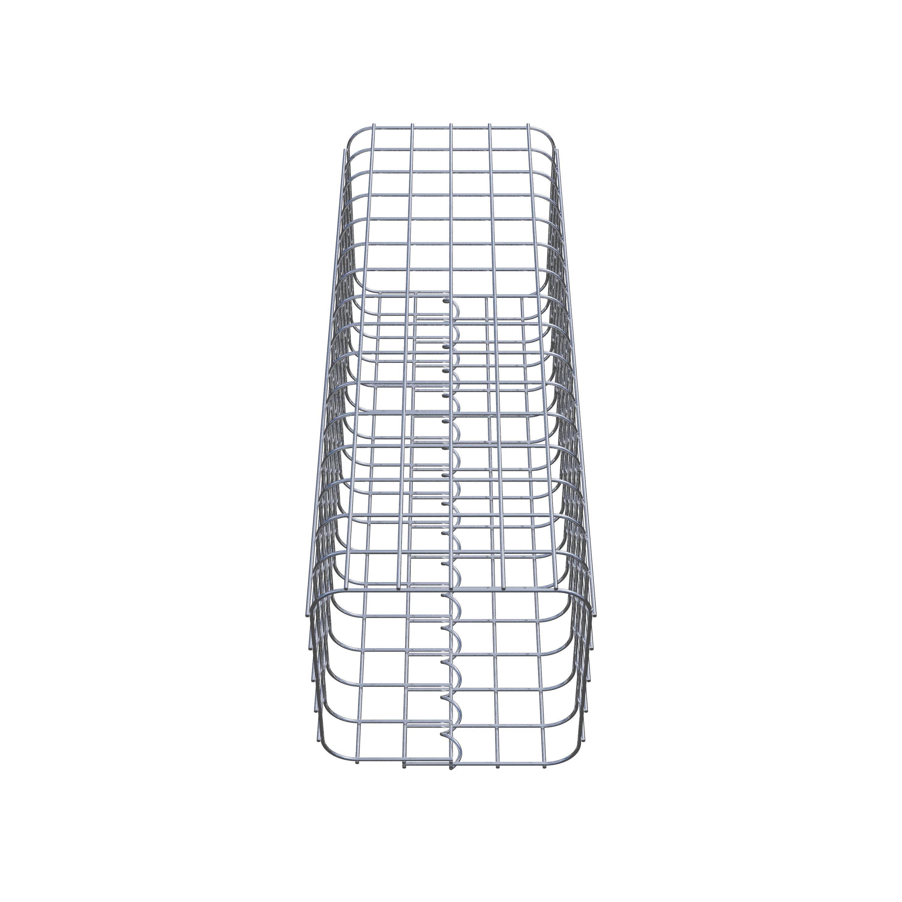 Columna de gaviones 27 x 27 cm MW 5 x 5 cm cuadrado