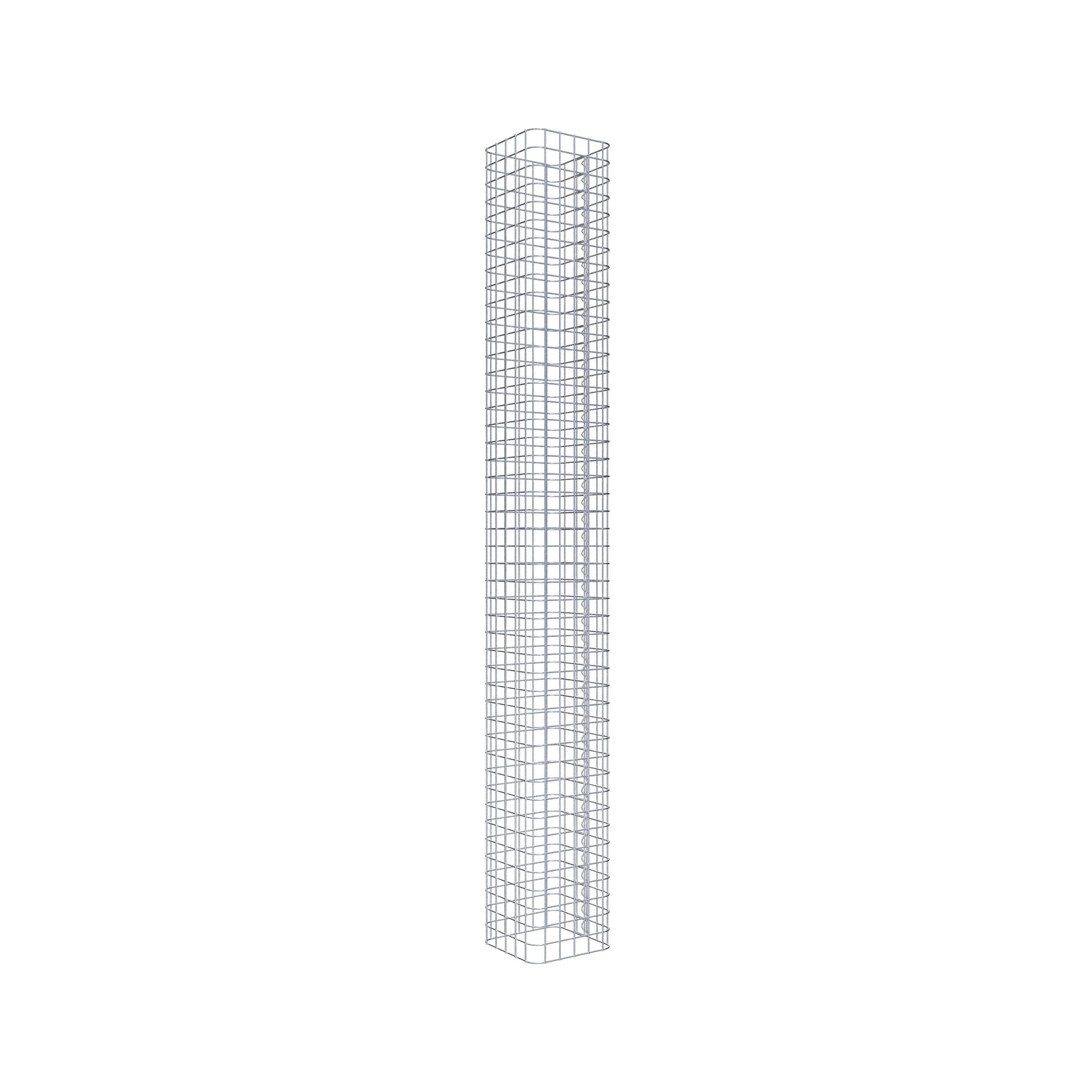 Columna de gaviones 27 x 27 cm MW 5 x 5 cm cuadrado
