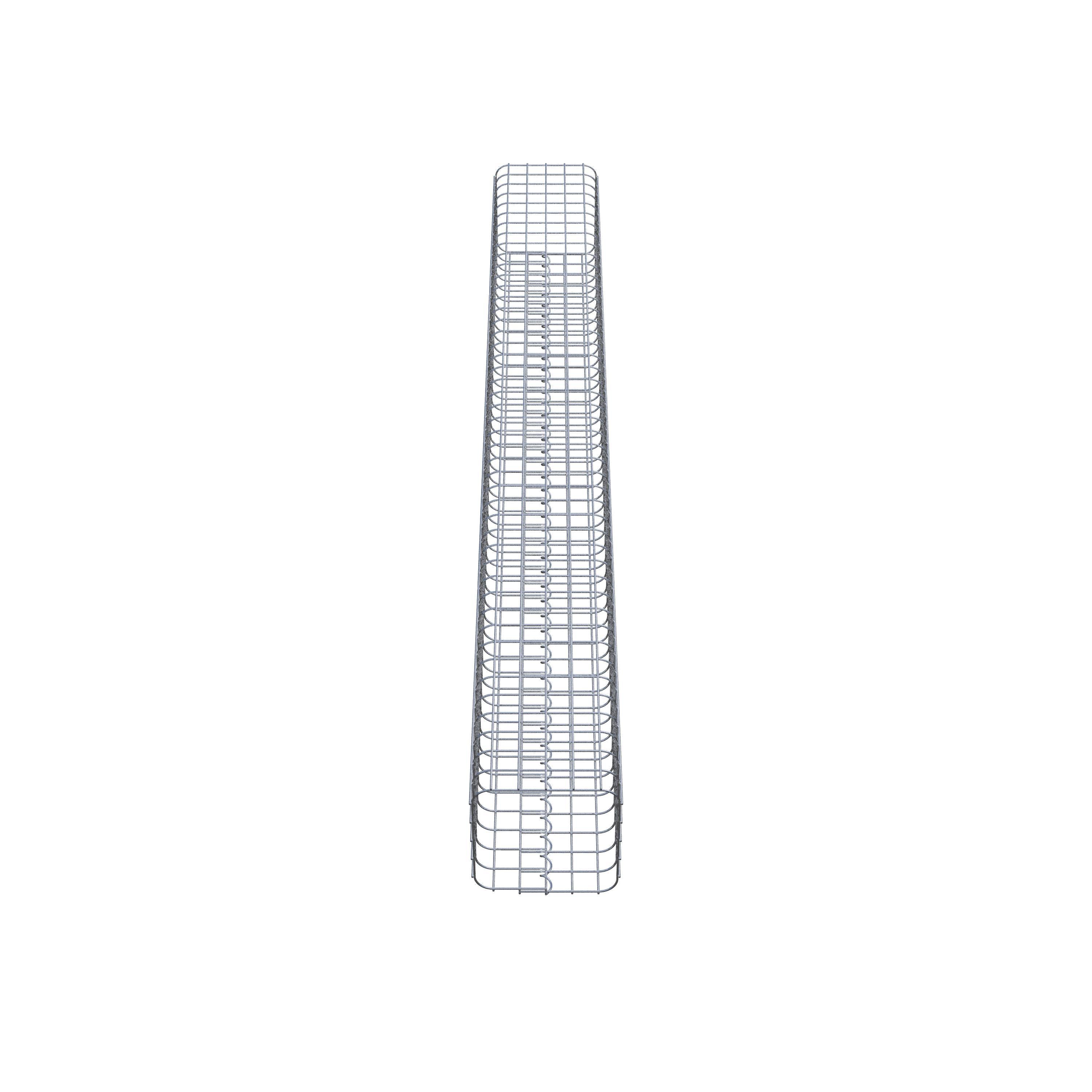 Columna de gaviones 27 x 27 cm MW 5 x 5 cm cuadrado