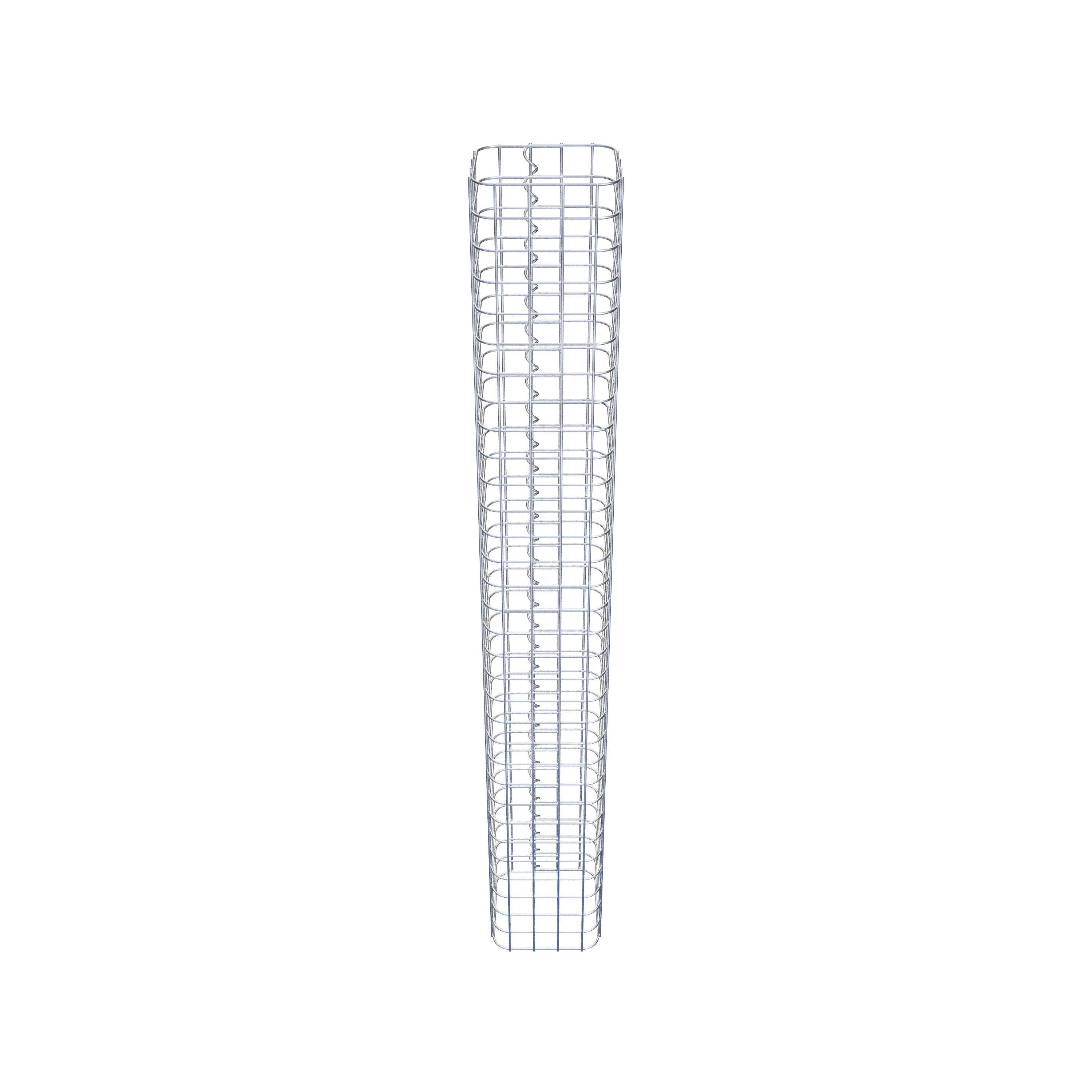 Columna de gaviones 22 x 22 cm MW 5 x 5 cm cuadrado