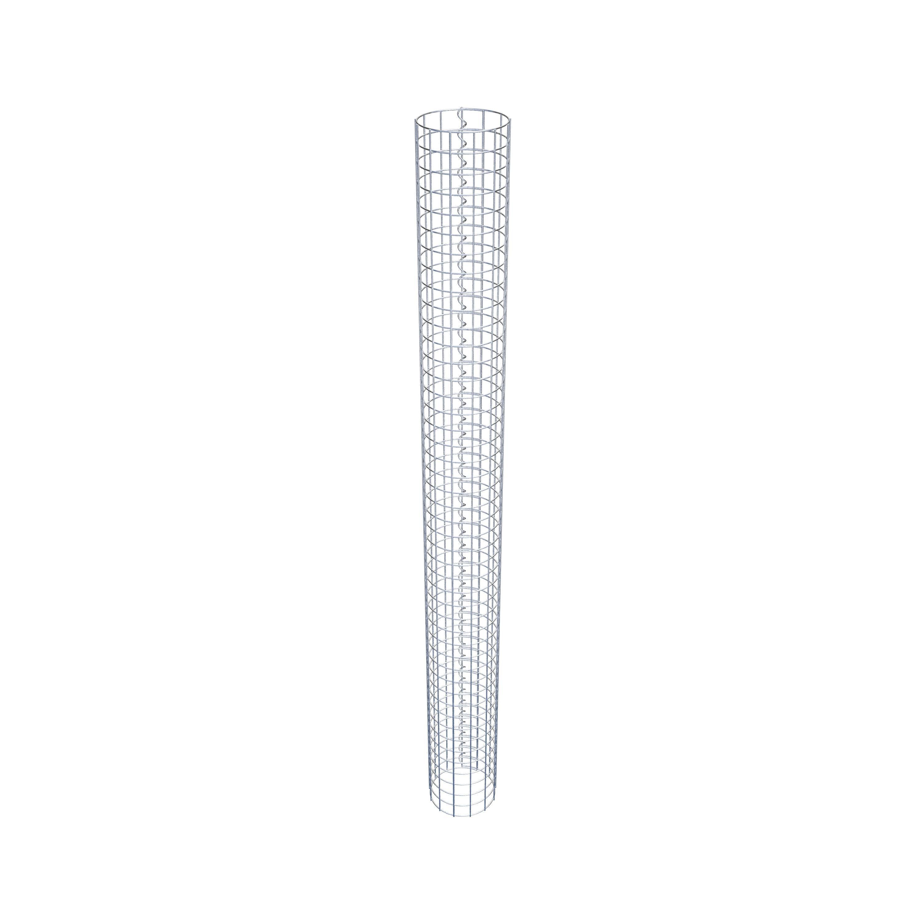 Gabionsøjle diameter 22 cm MW 5 x 5 cm rund