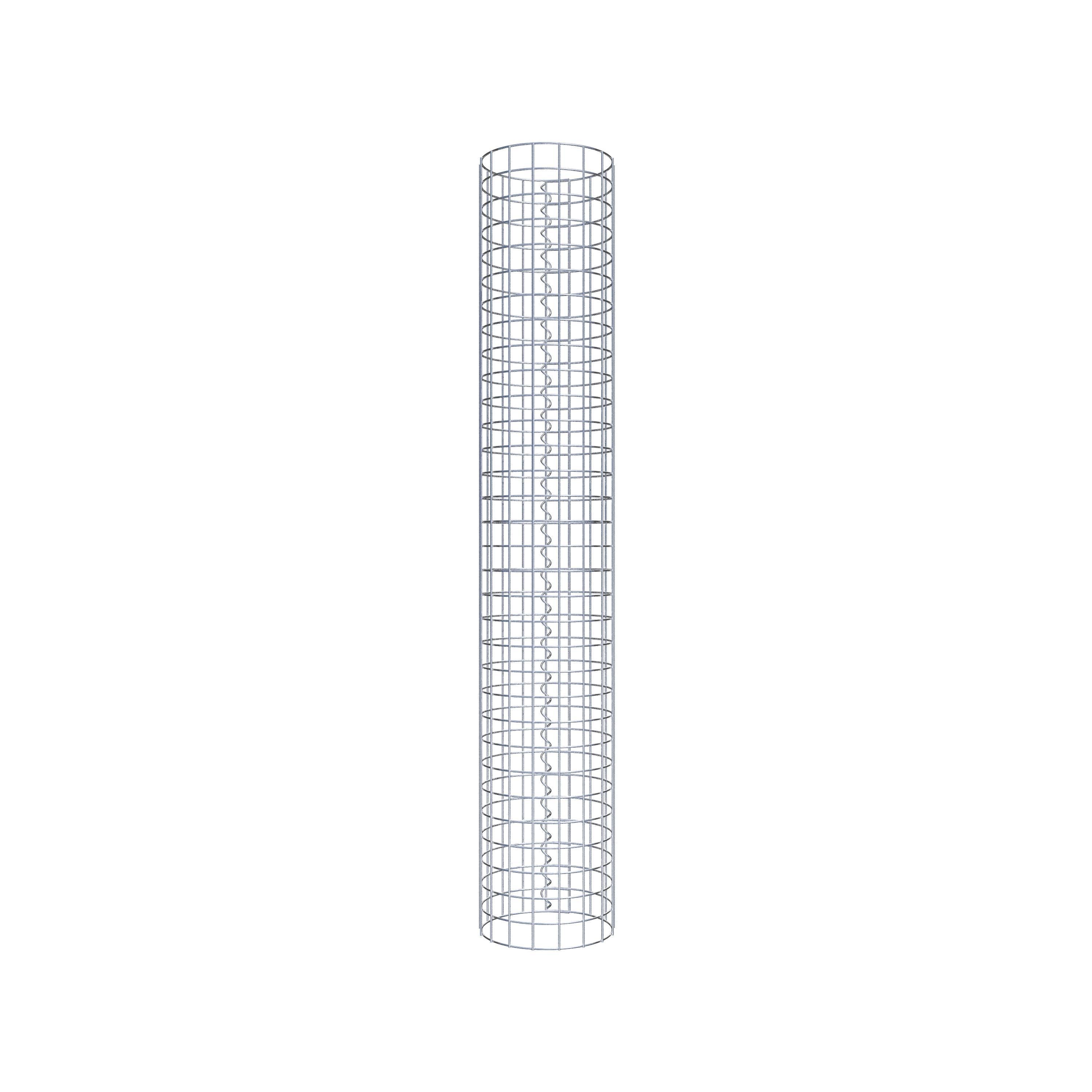 Columna de gaviones diámetro 27 cm MW 5 x 5 cm redonda