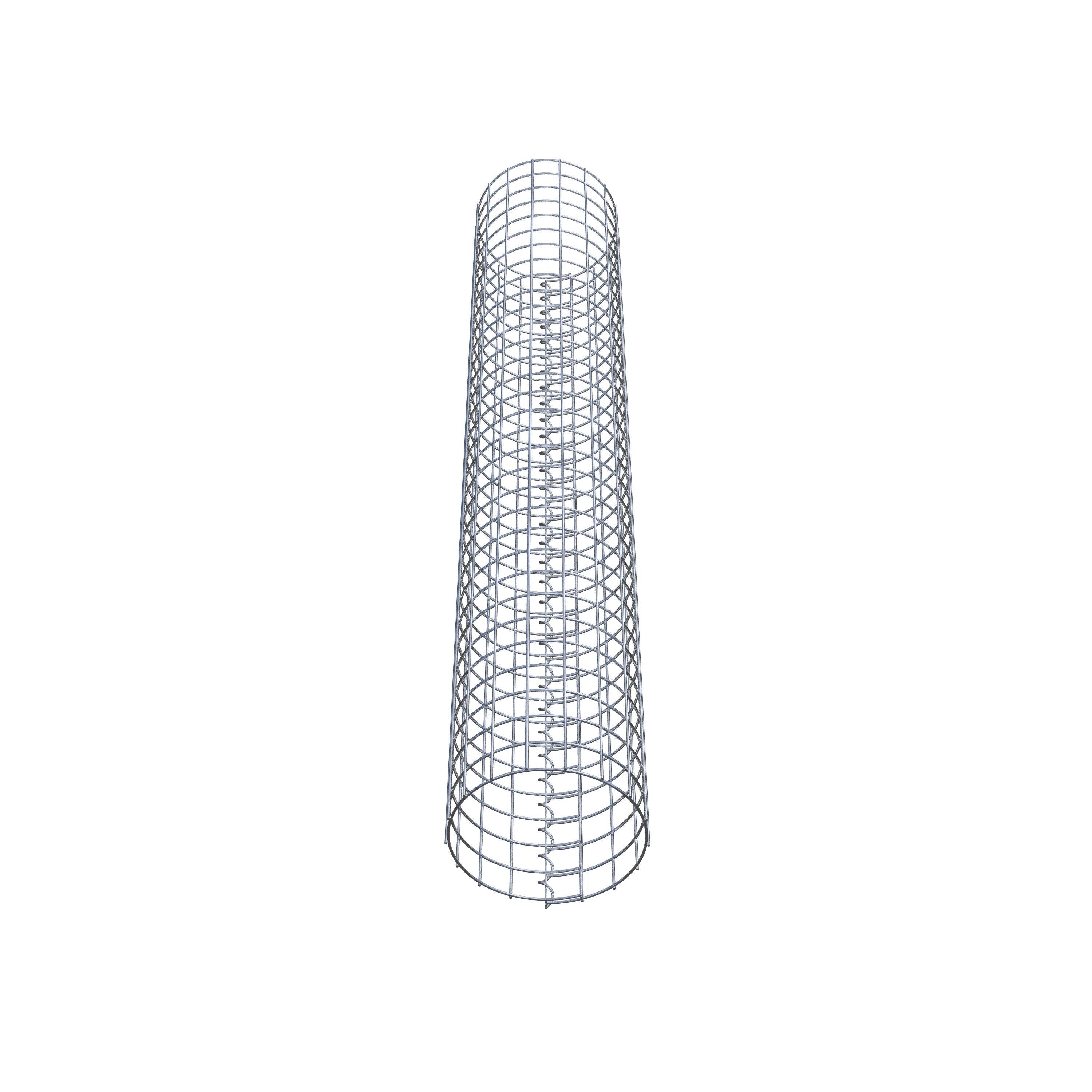 Columna de gaviones diámetro 27 cm MW 5 x 5 cm redonda