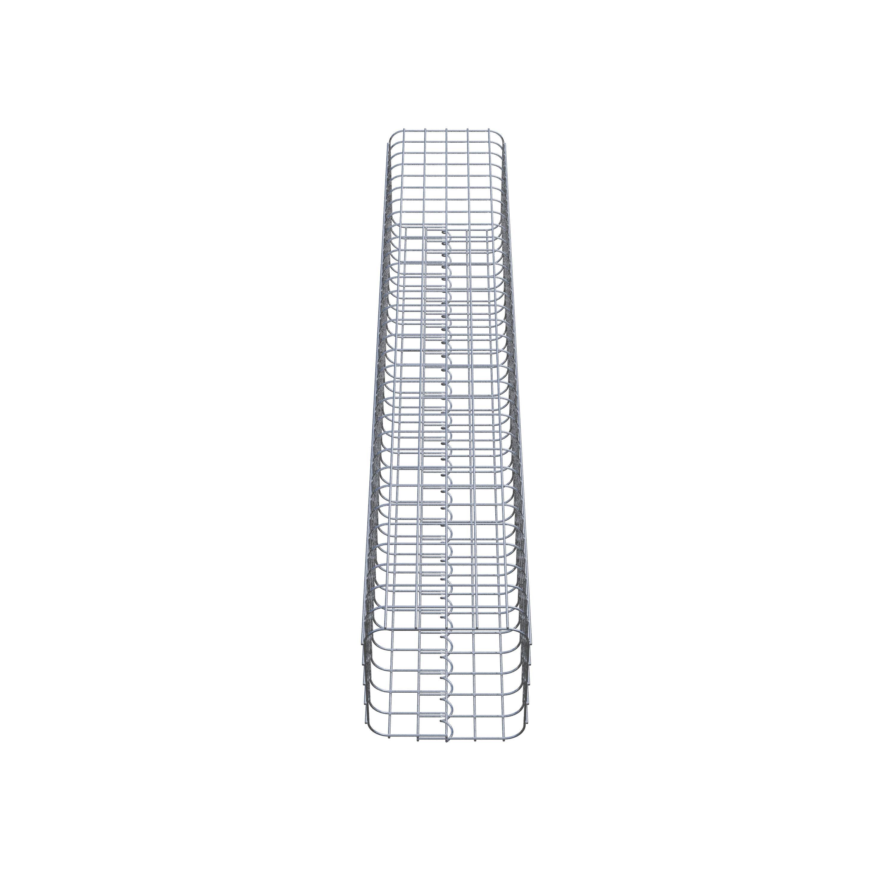 Columna de gaviones 27 x 27 cm MW 5 x 5 cm cuadrado