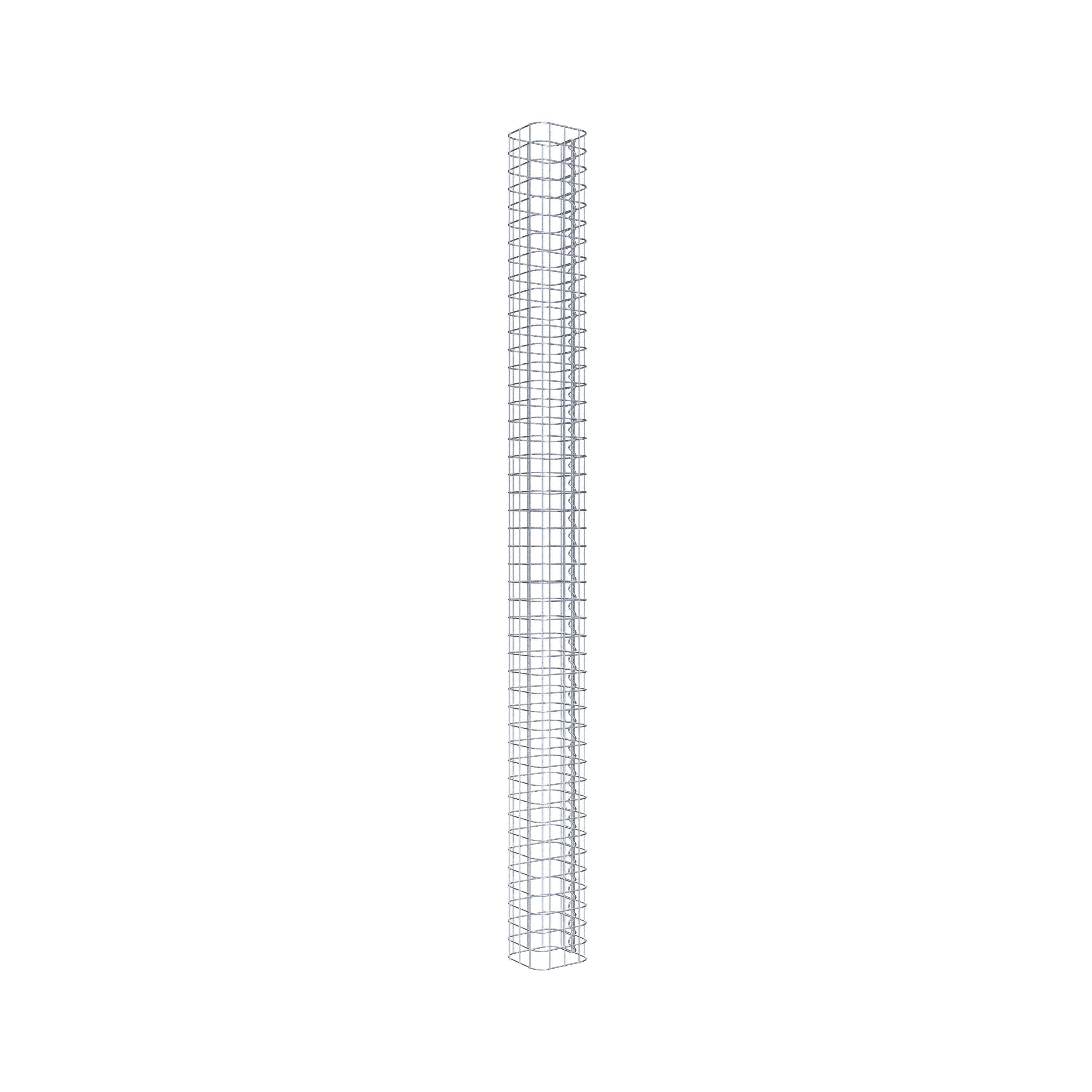 Colonne de gabion 17 x 17 cm, MW 5 x 5 cm carré