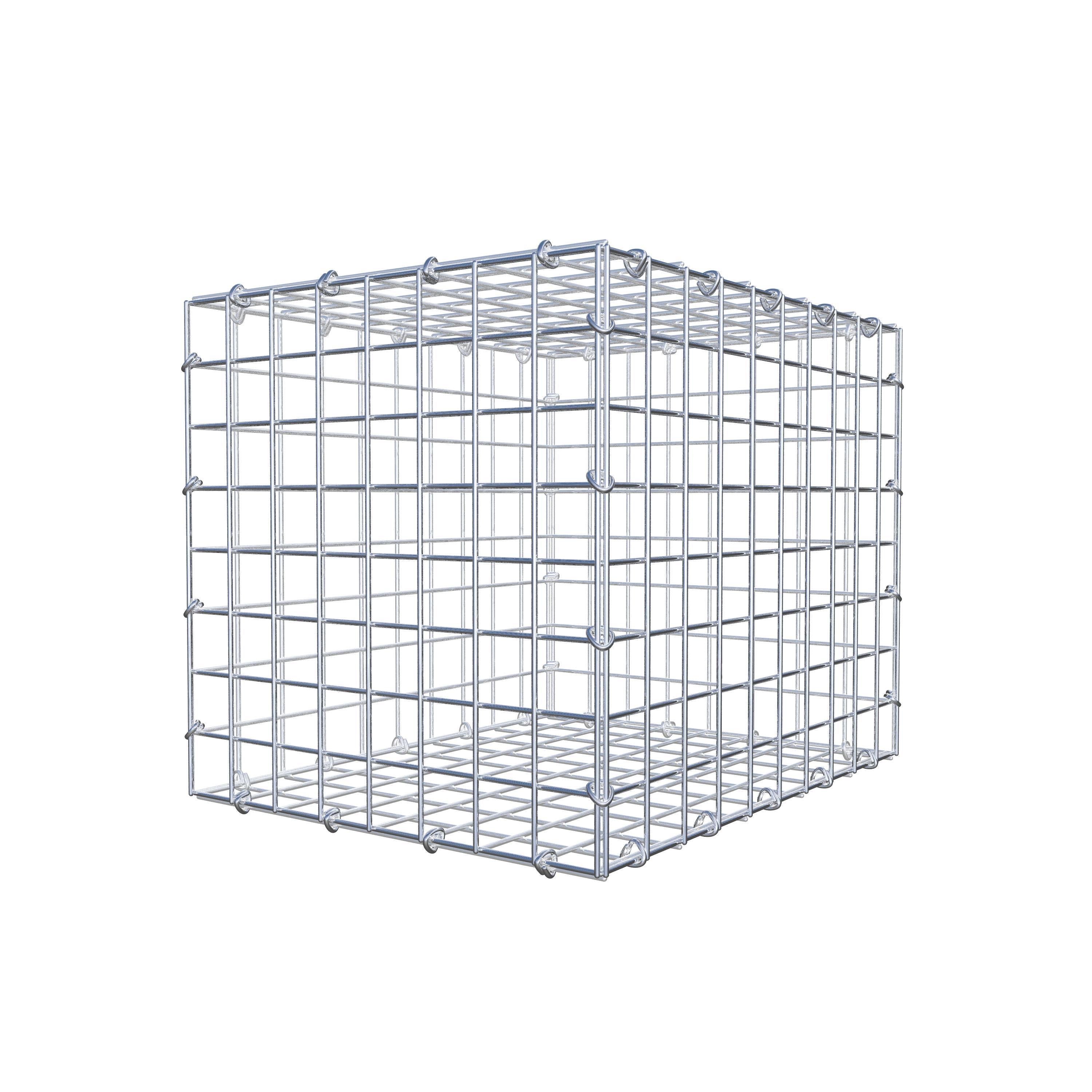 Schanskorf 50 cm x 40 cm x 40 cm (L x H x D), maaswijdte 5 cm x 5 cm, C-ring