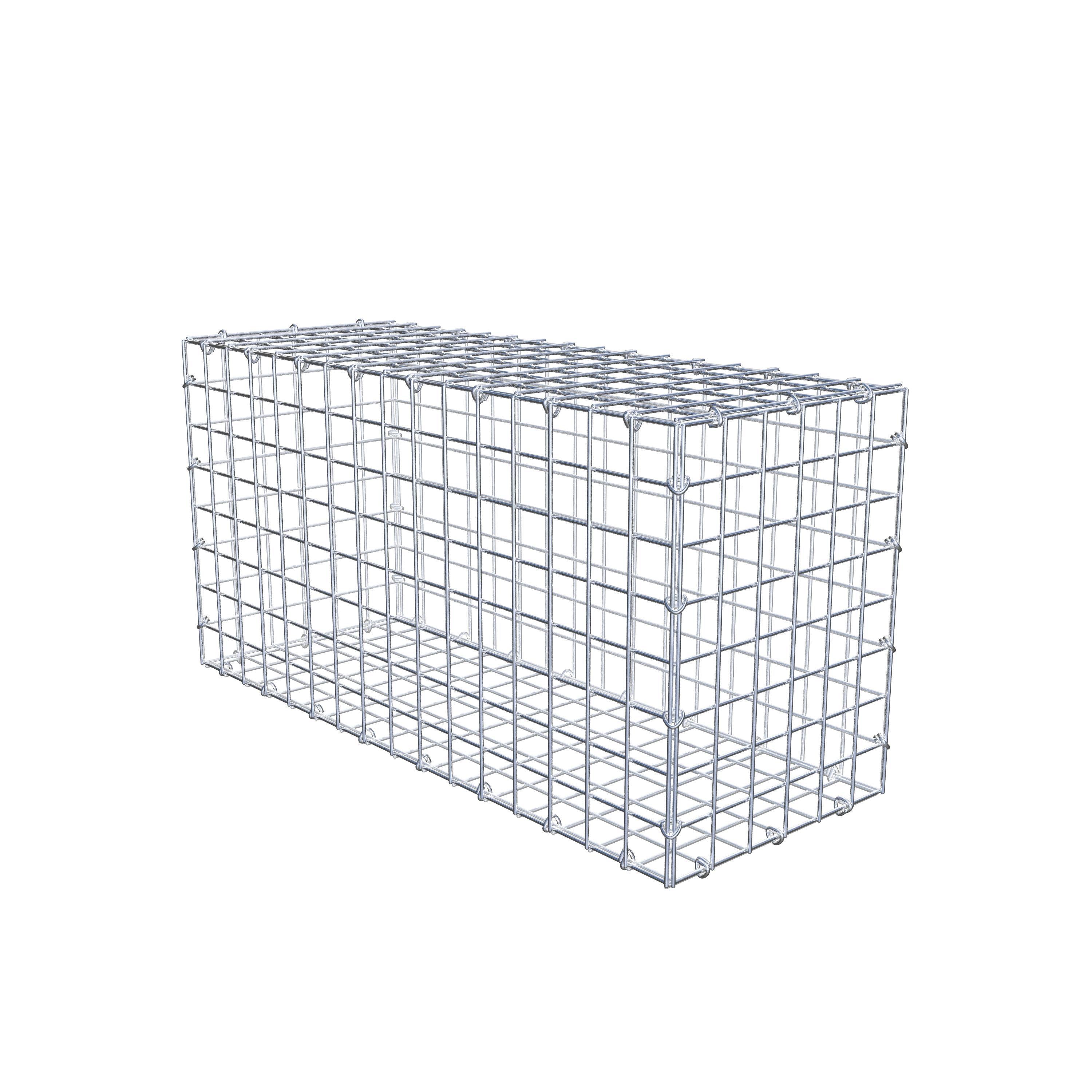 Schanskorf 80 cm x 40 cm x 30 cm (L x H x D), maaswijdte 5 cm x 5 cm, C-ring