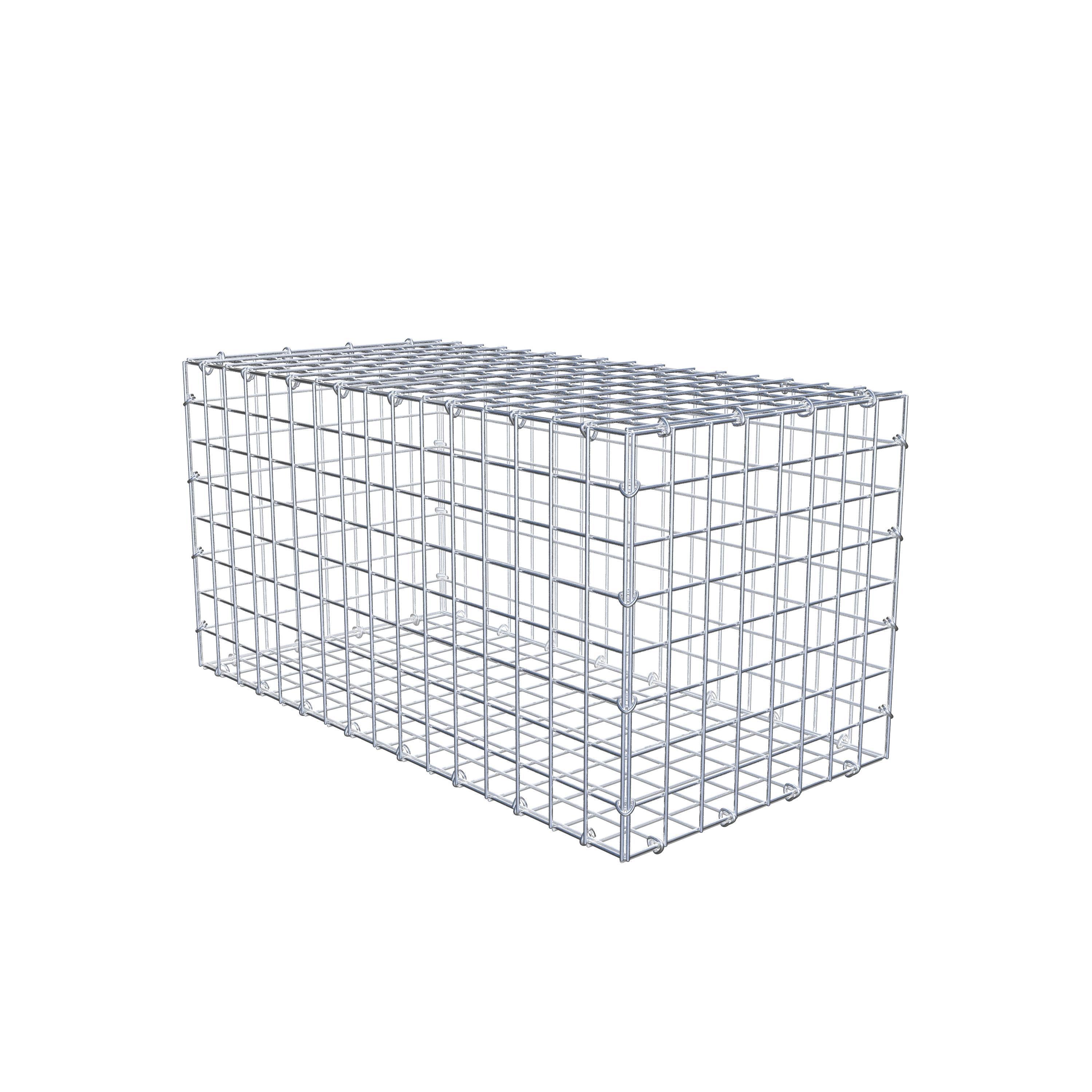 Gabião 80 cm x 40 cm x 40 cm (C x A x P), malhagem 5 cm x 5 cm, anel C