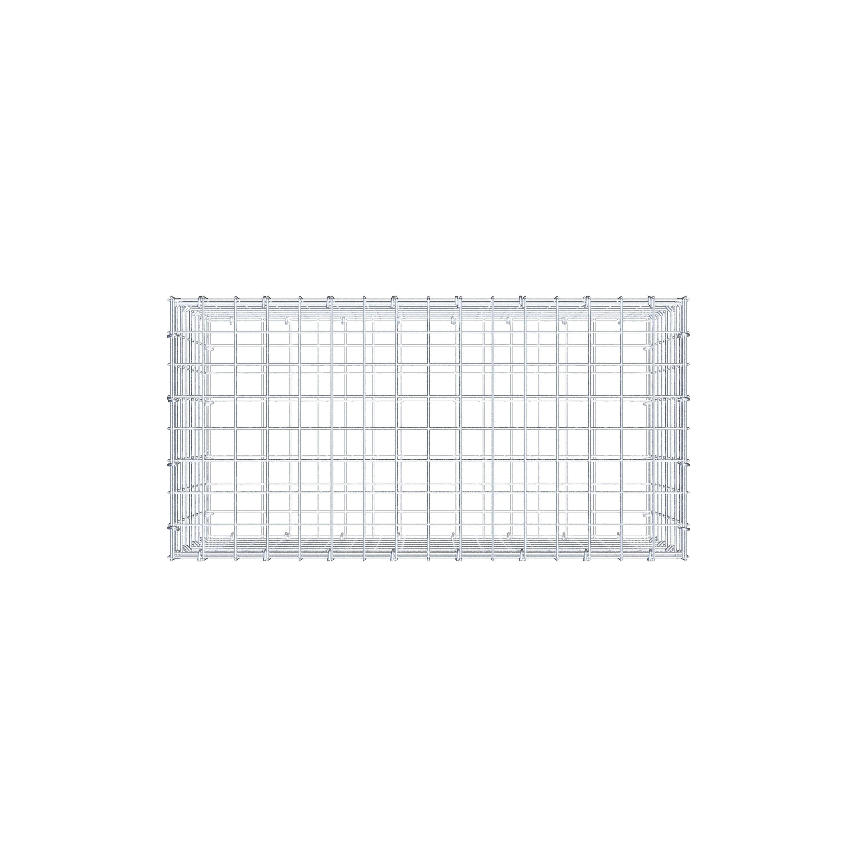 Gabião 80 cm x 40 cm x 40 cm (C x A x P), malhagem 5 cm x 5 cm, anel C