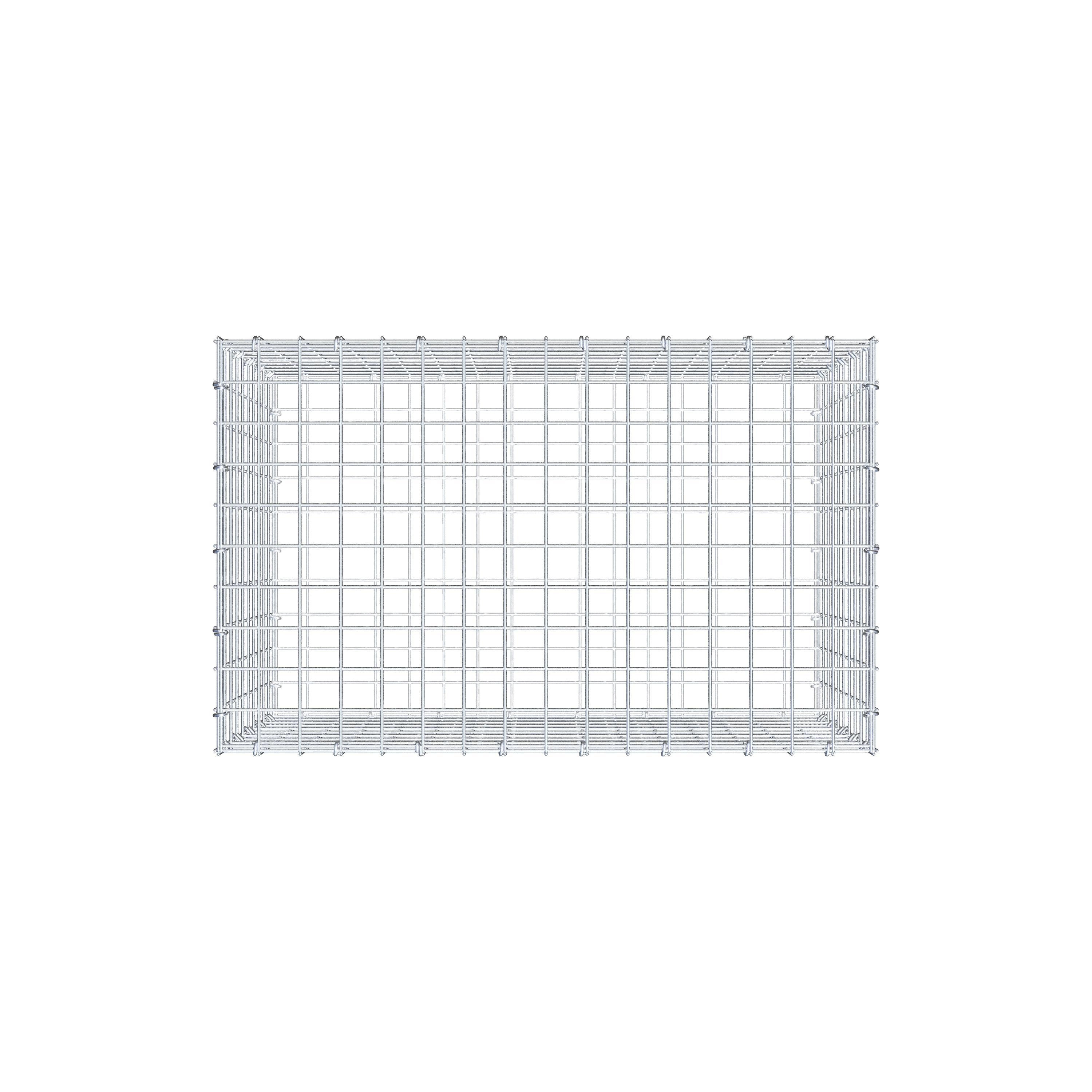 Schanskorf 80 cm x 50 cm x 50 cm (L x H x D), maaswijdte 5 cm x 5 cm, C-ring