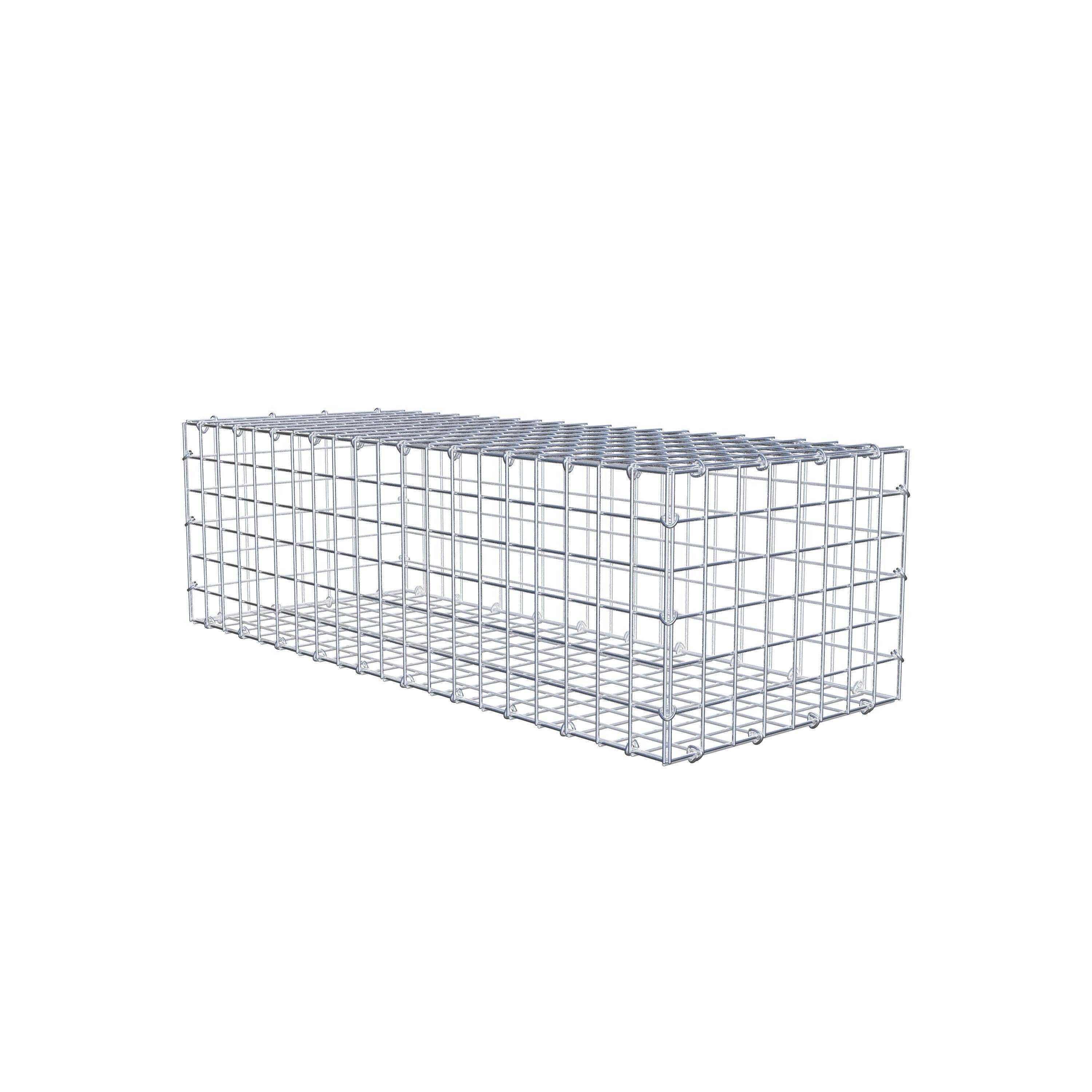 Schanskorf 100 cm x 30 cm x 40 cm (L x H x D), maaswijdte 5 cm x 5 cm, C-ring