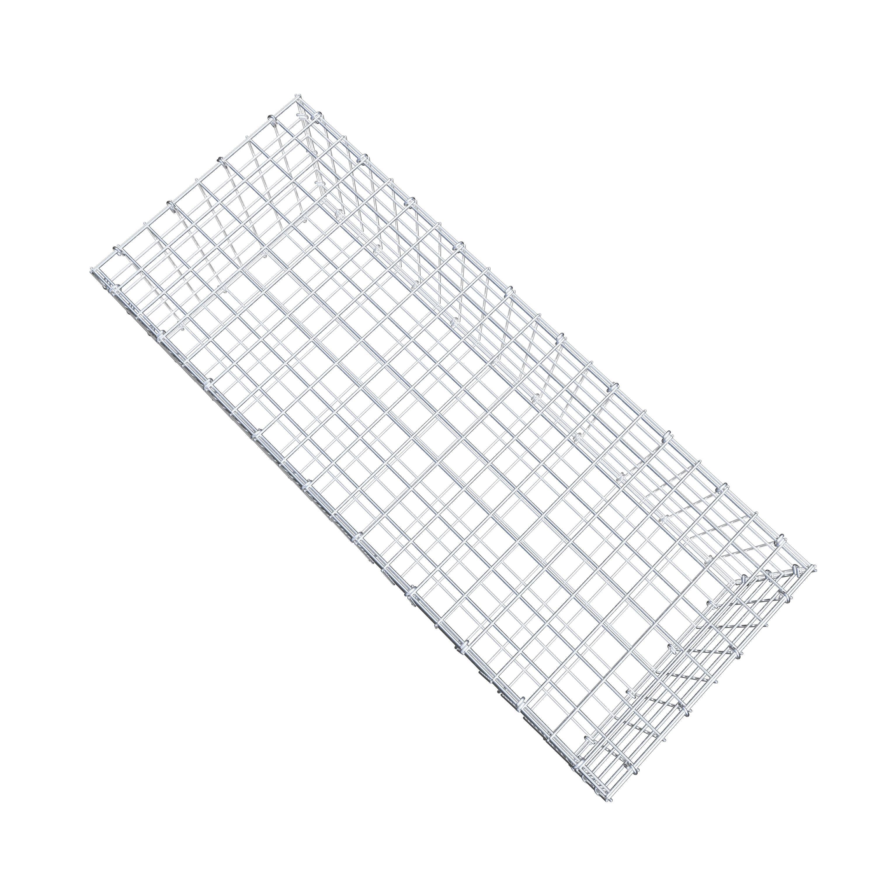 Schanskorf 100 cm x 30 cm x 40 cm (L x H x D), maaswijdte 5 cm x 5 cm, C-ring