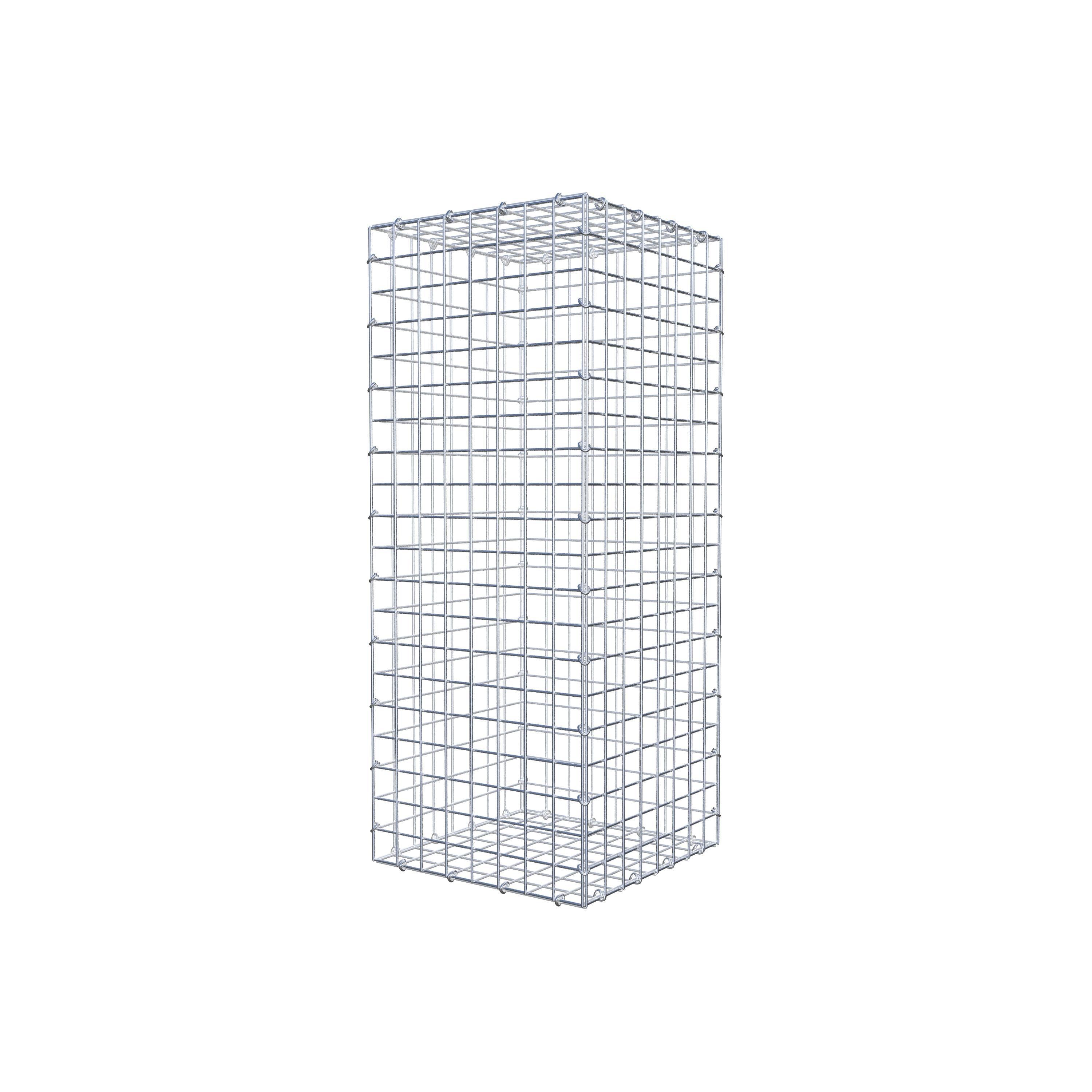 Gabion 100 cm x 40 cm x 40 cm (L x H x D), mesh size 5 cm x 5 cm, C-ring