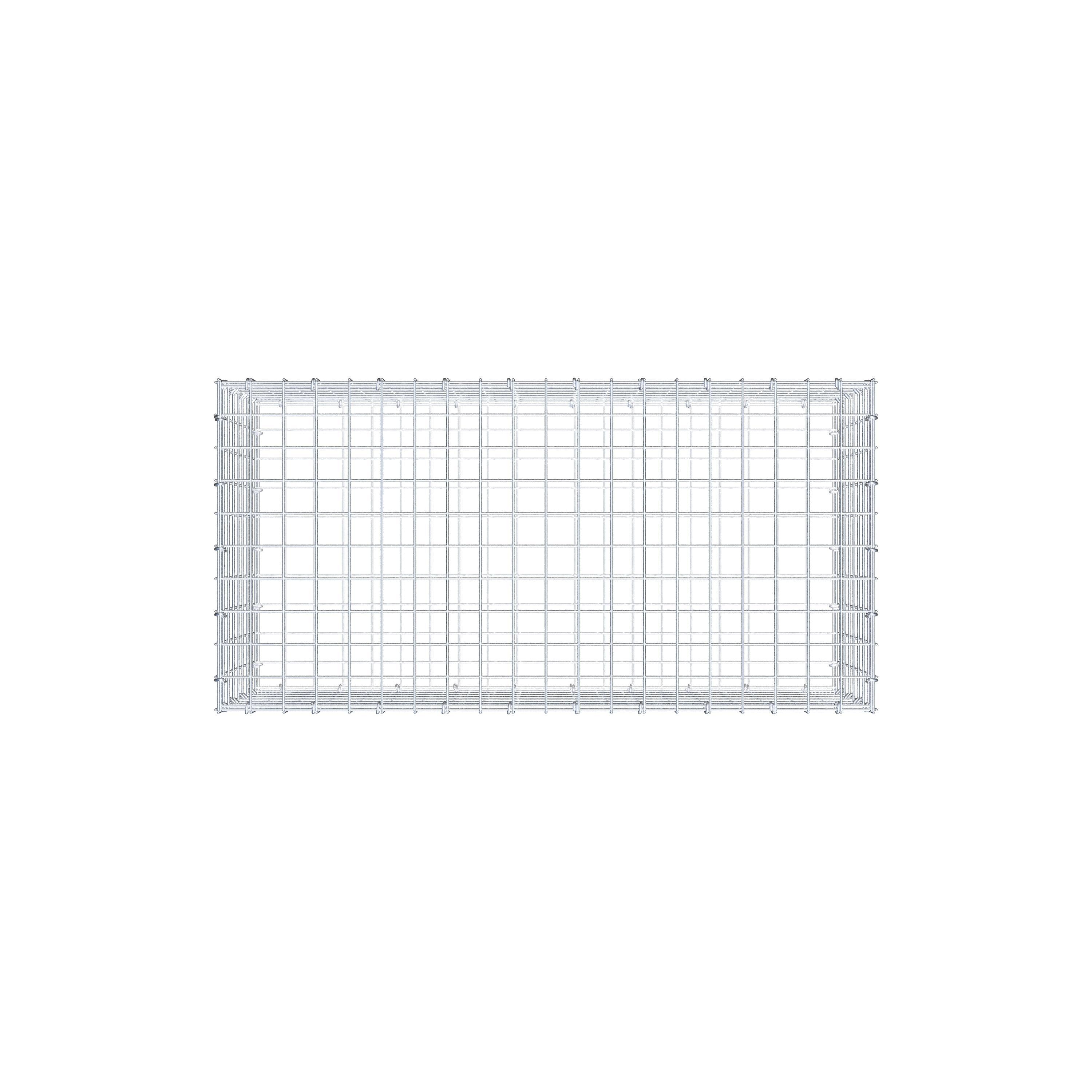 Gabion 100 cm x 40 cm x 50 cm (L x H x D), mesh size 5 cm x 5 cm, C-ring