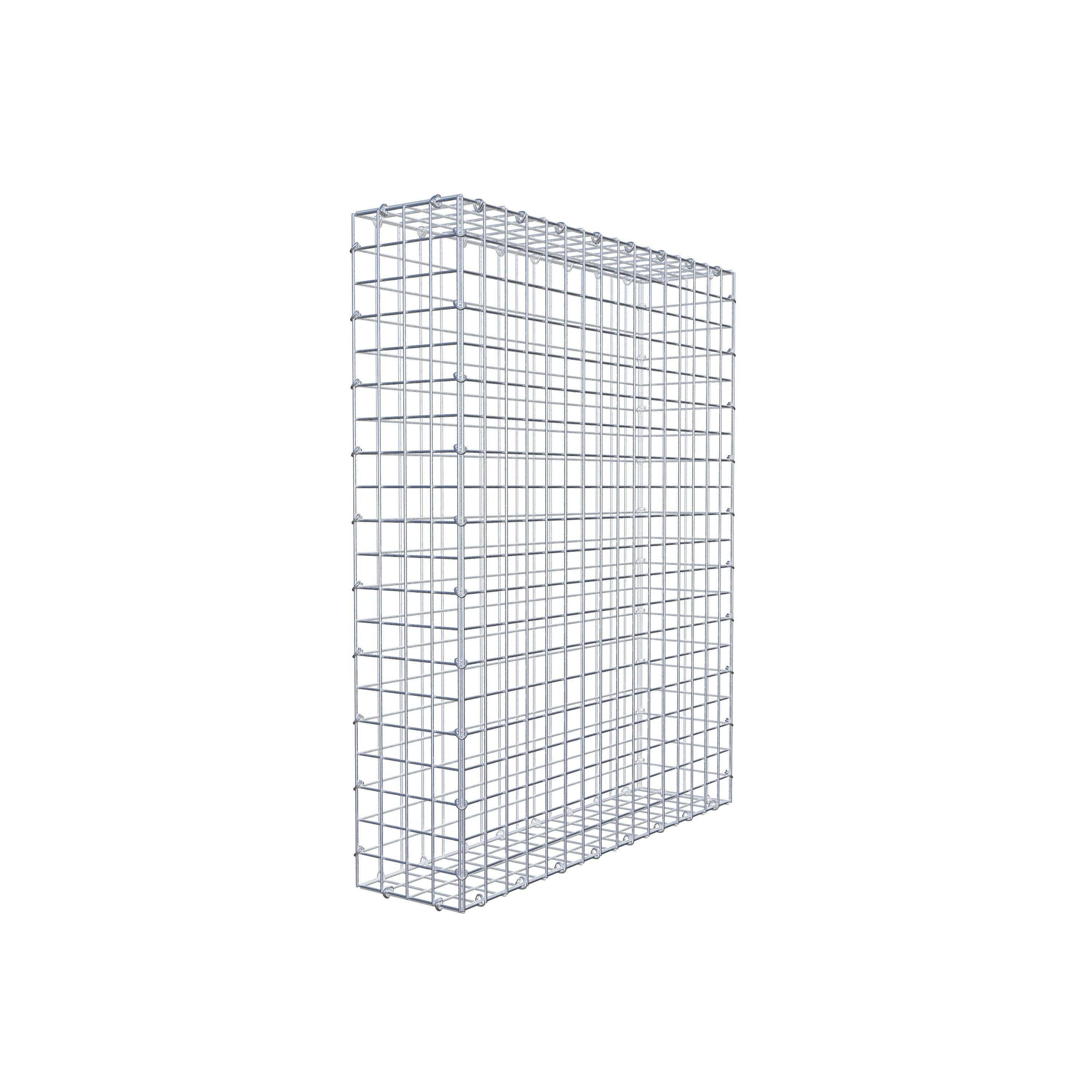 Schanskorf 100 cm x 80 cm x 20 cm (L x H x D), maaswijdte 5 cm x 5 cm, C-ring