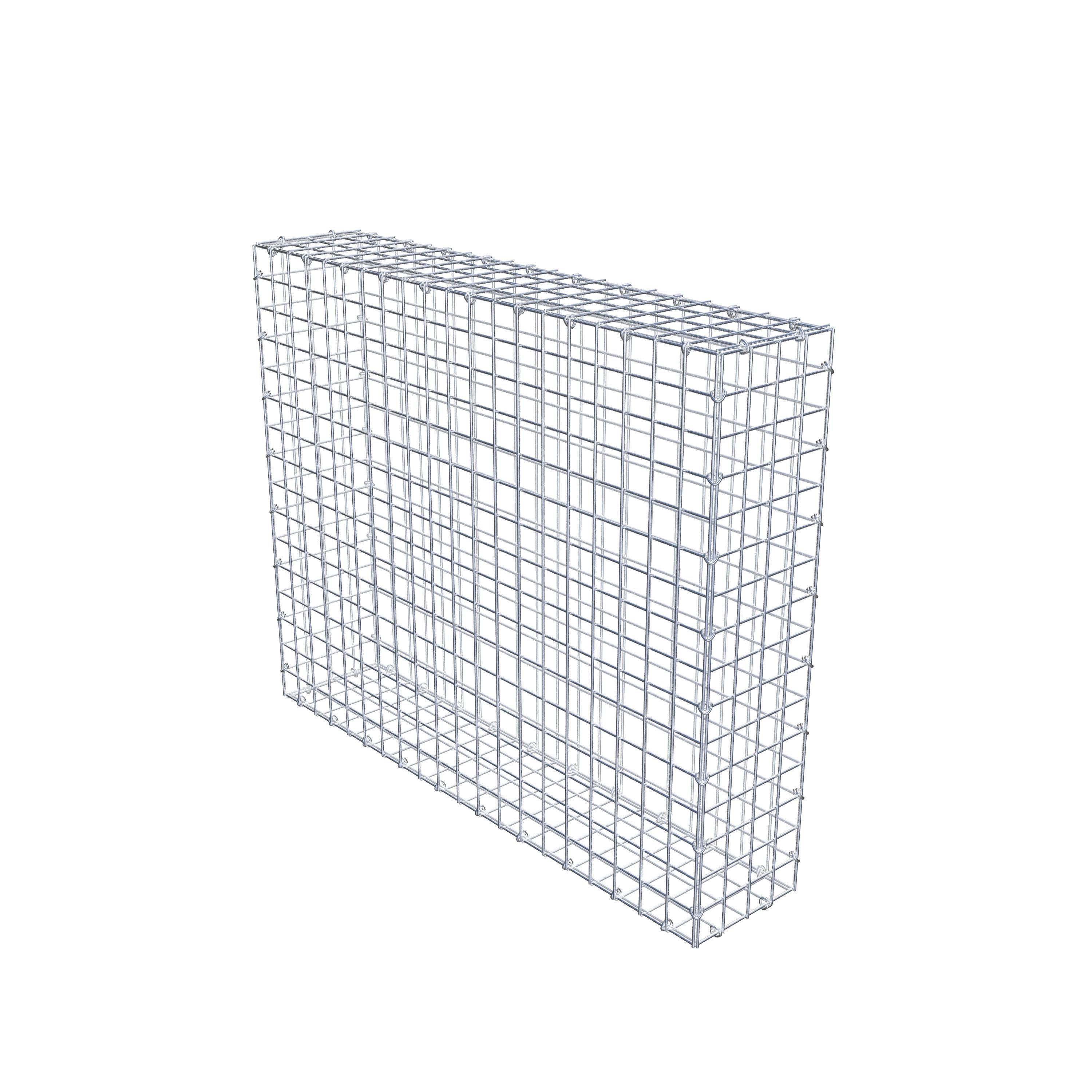 Schanskorf 100 cm x 80 cm x 20 cm (L x H x D), maaswijdte 5 cm x 5 cm, C-ring