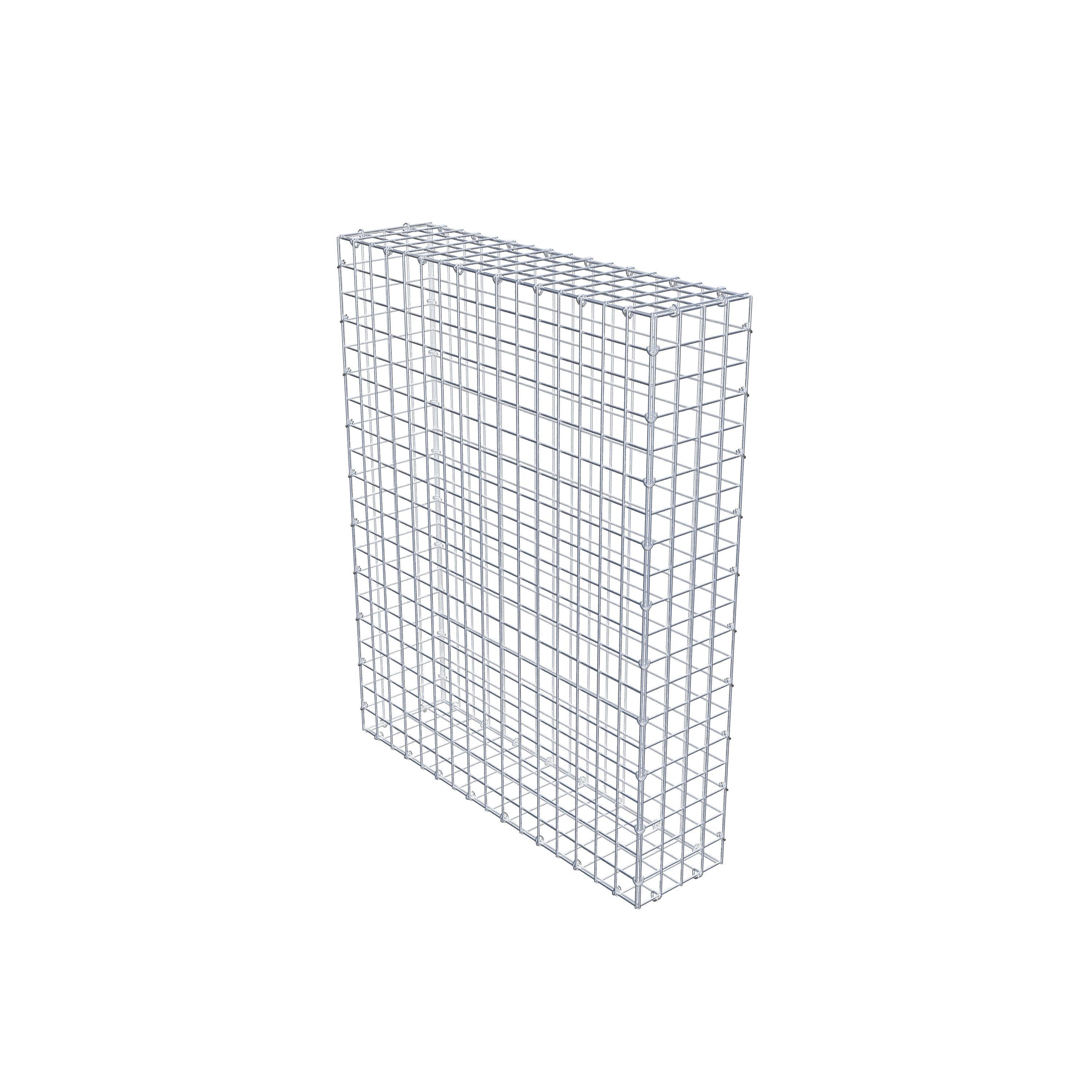 Schanskorf 100 cm x 80 cm x 20 cm (L x H x D), maaswijdte 5 cm x 5 cm, C-ring