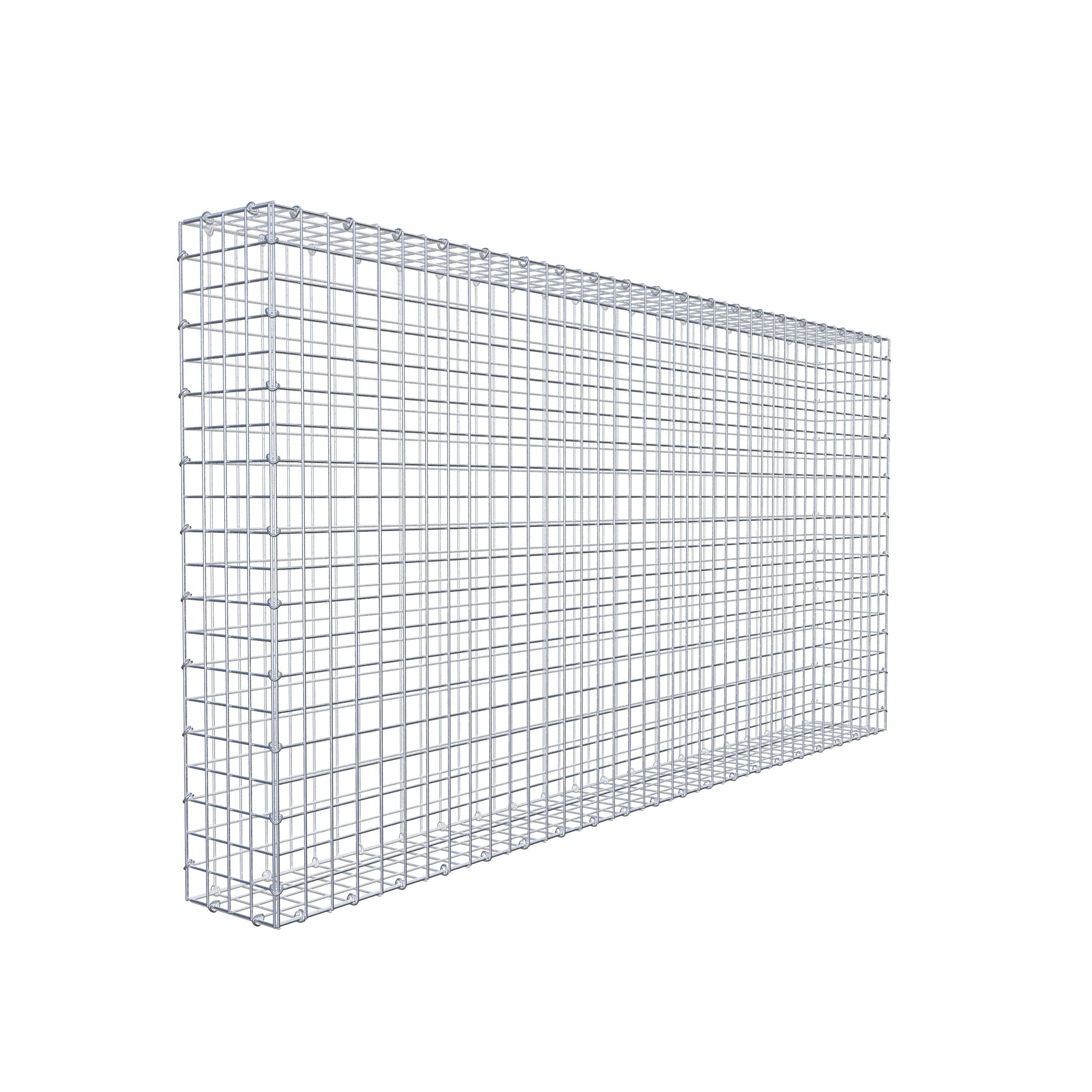 Schanskorf 200 cm x 100 cm x 20 cm (L x H x D), maaswijdte 5 cm x 5 cm, C-ring