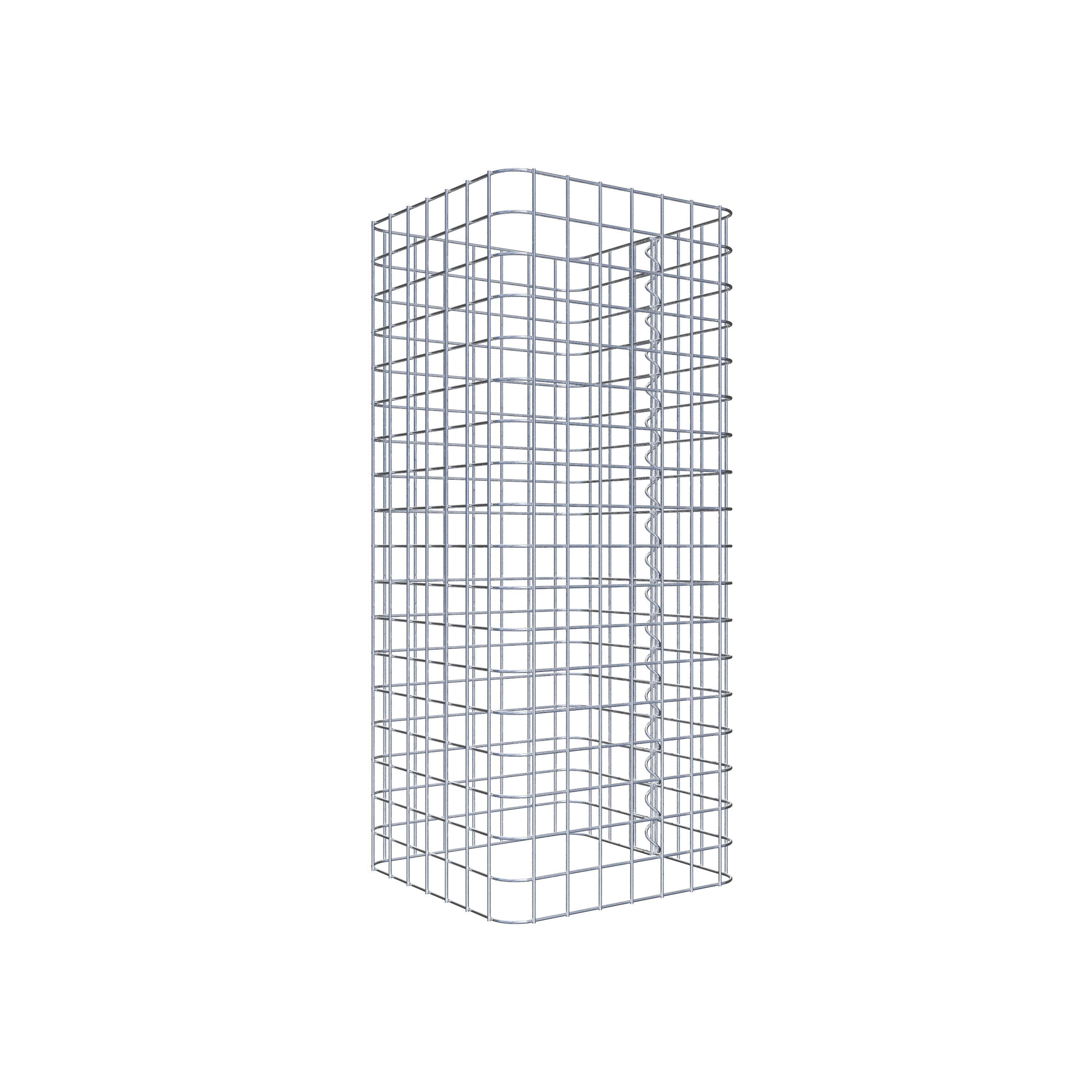 Schanskorfzuil 42 x 42 cm MW 5 x 5 cm vierkant
