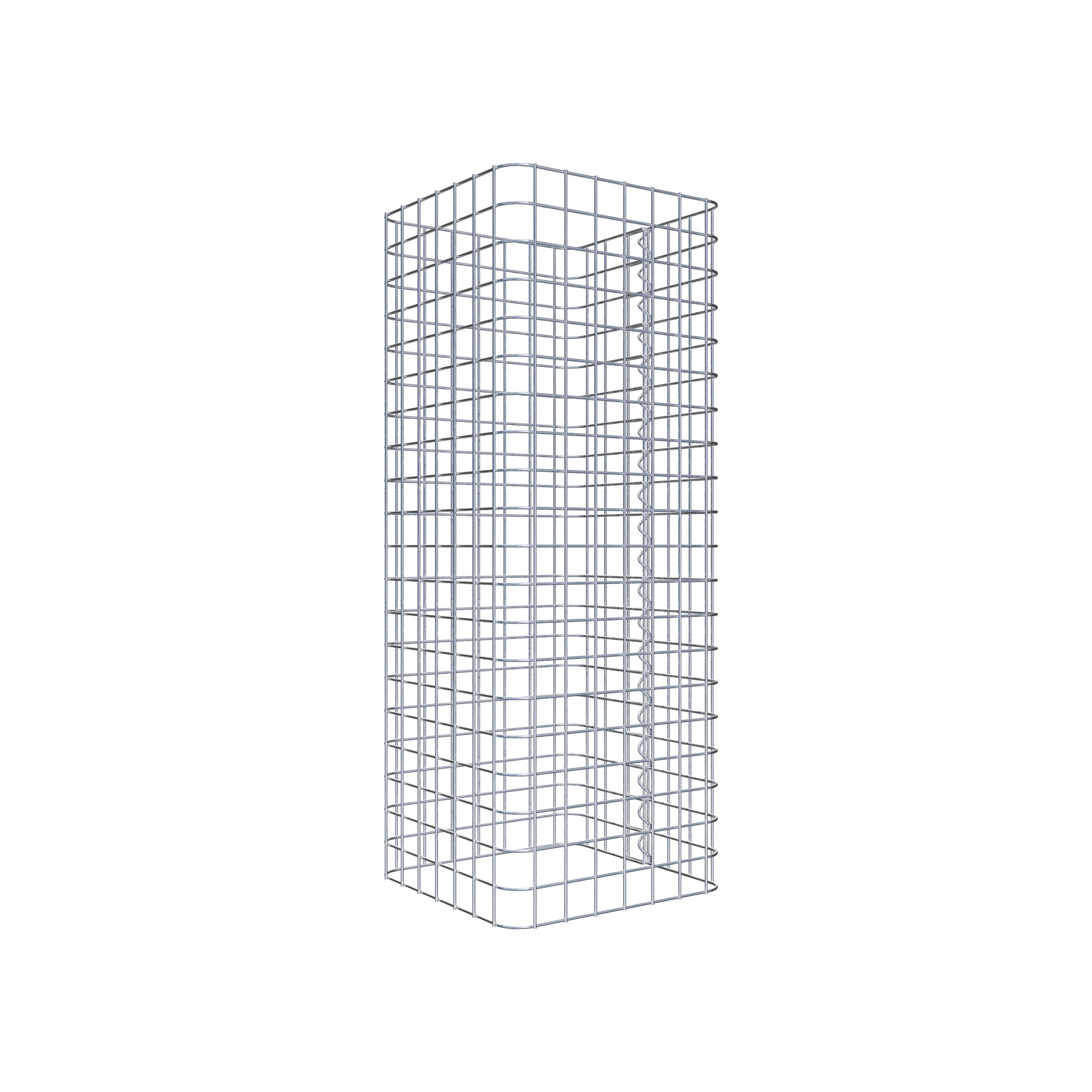 Schanskorfzuil 42 x 42 cm MW 5 x 5 cm vierkant
