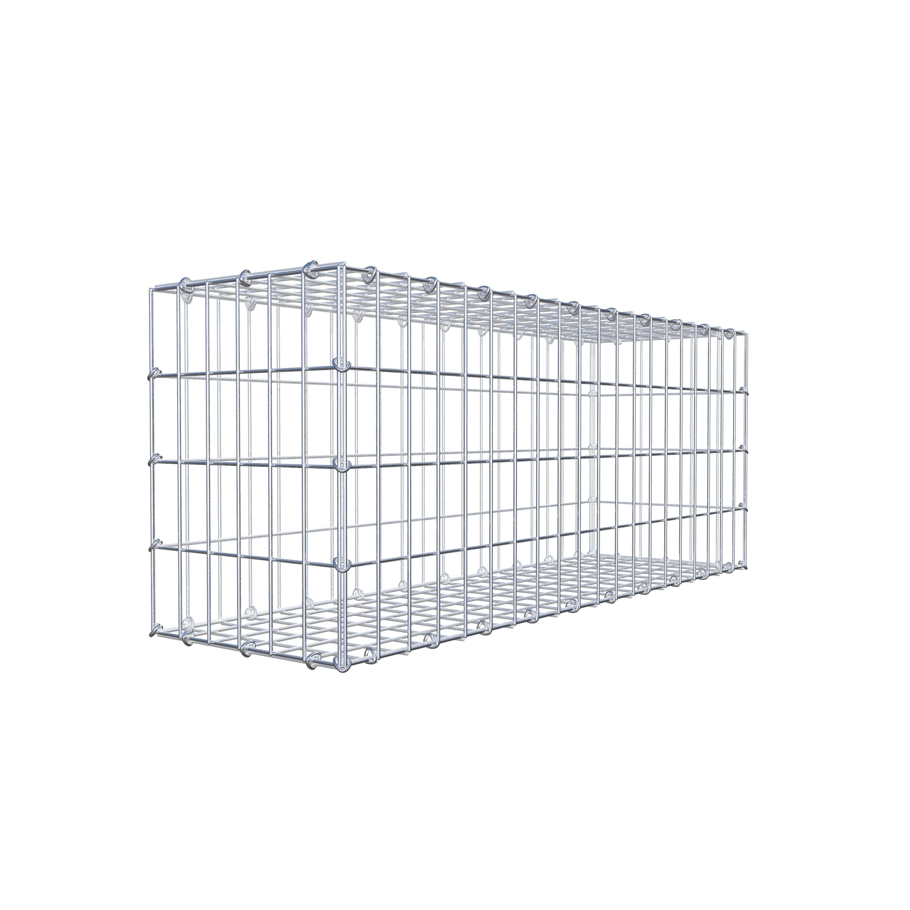 Schanskorf 100 cm x 40 cm x 30 cm (L x H x D), maaswijdte 5 cm x 10 cm, C-ring